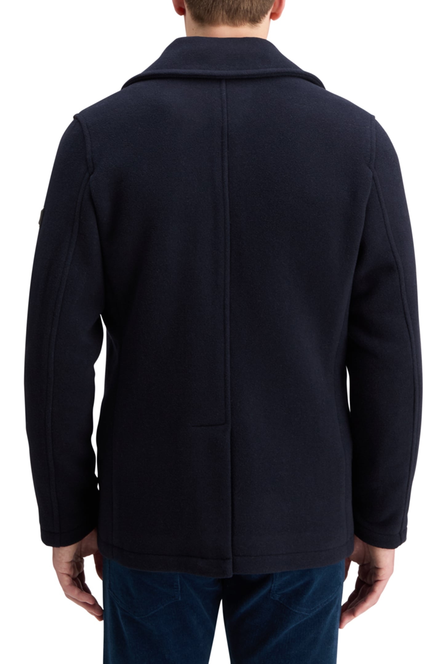 WOOL BLEND PEACOAT NIGHT 2