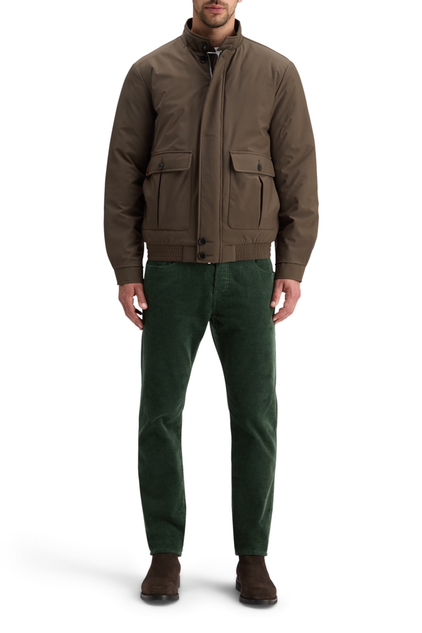 STRETCH HARRINGTON SOFTSHELL JACKET COFFEE 3