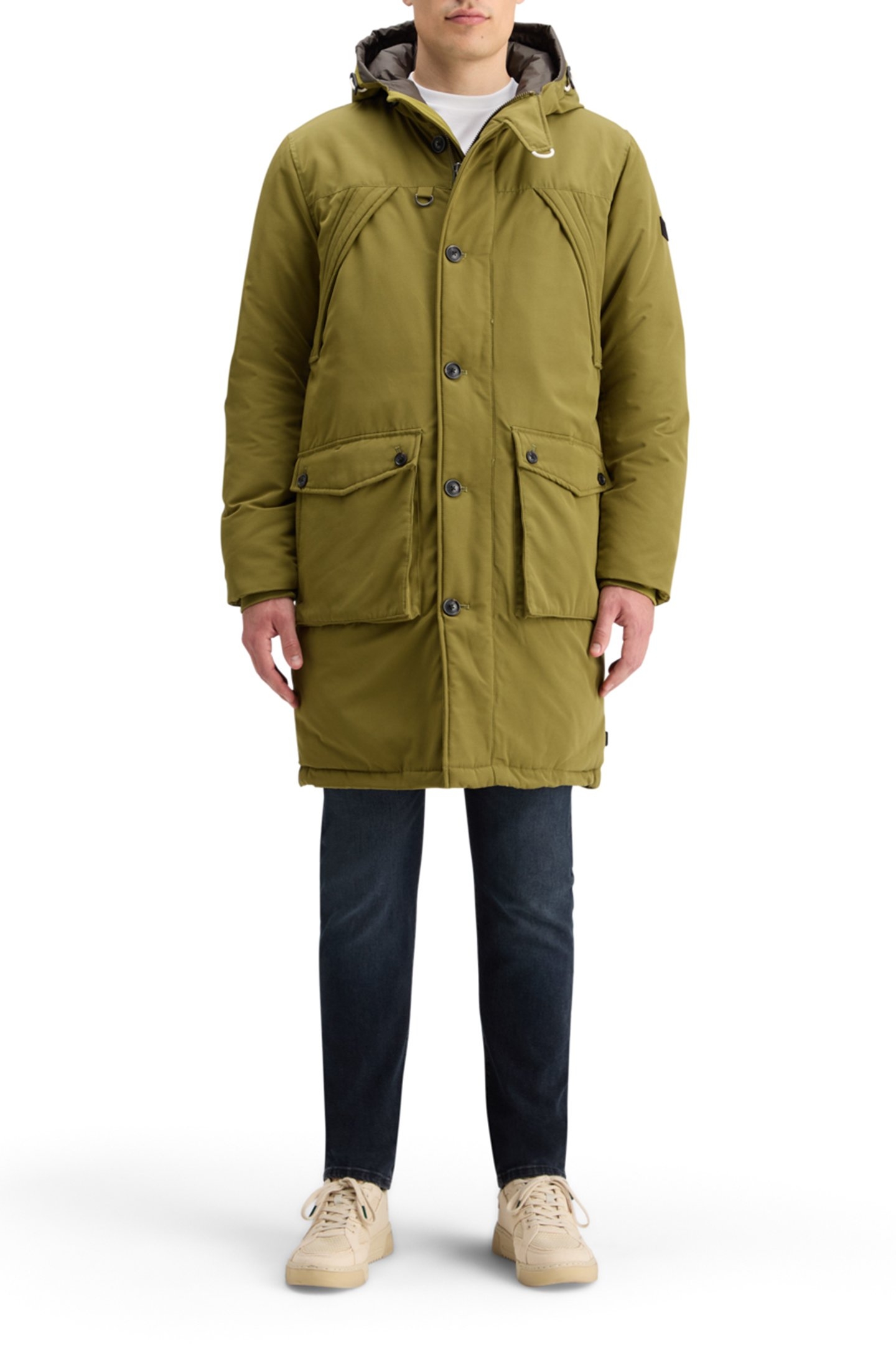 HERITAGE WATER REPELLENT PARKA MOSS GREEN 3