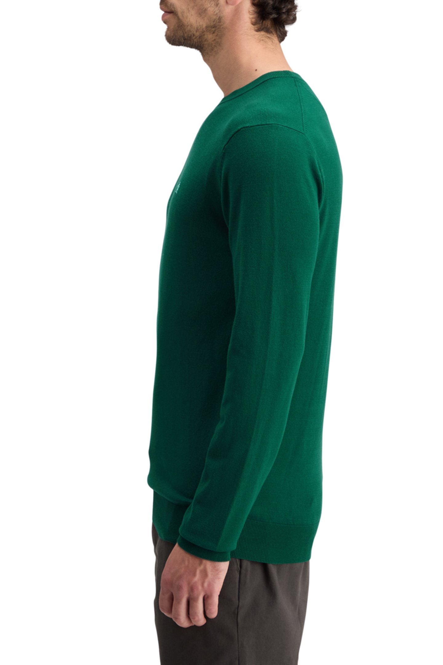 ESSENTIAL VISCOSE SWEATER WINGBACK GREEN 6