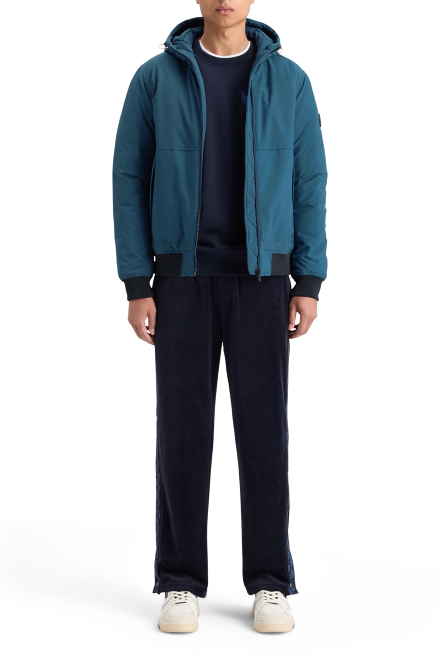 CLASSIC STRETCH HOODED SOFTSHELL HERITAGE BLUE 3