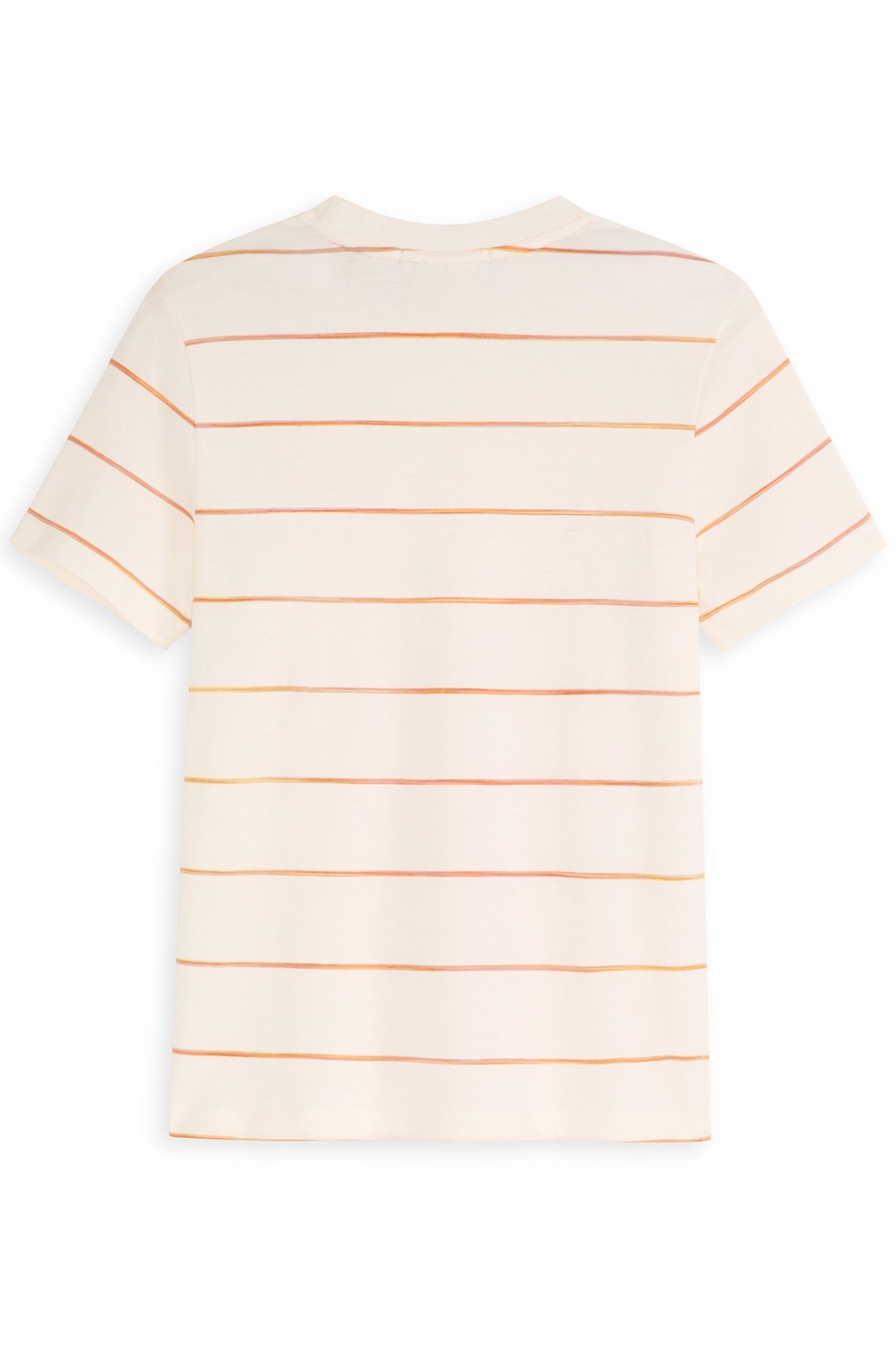 BOYS S&S SPACE DYED STRIPE FASHION TEE LIGHT BEIGE 2
