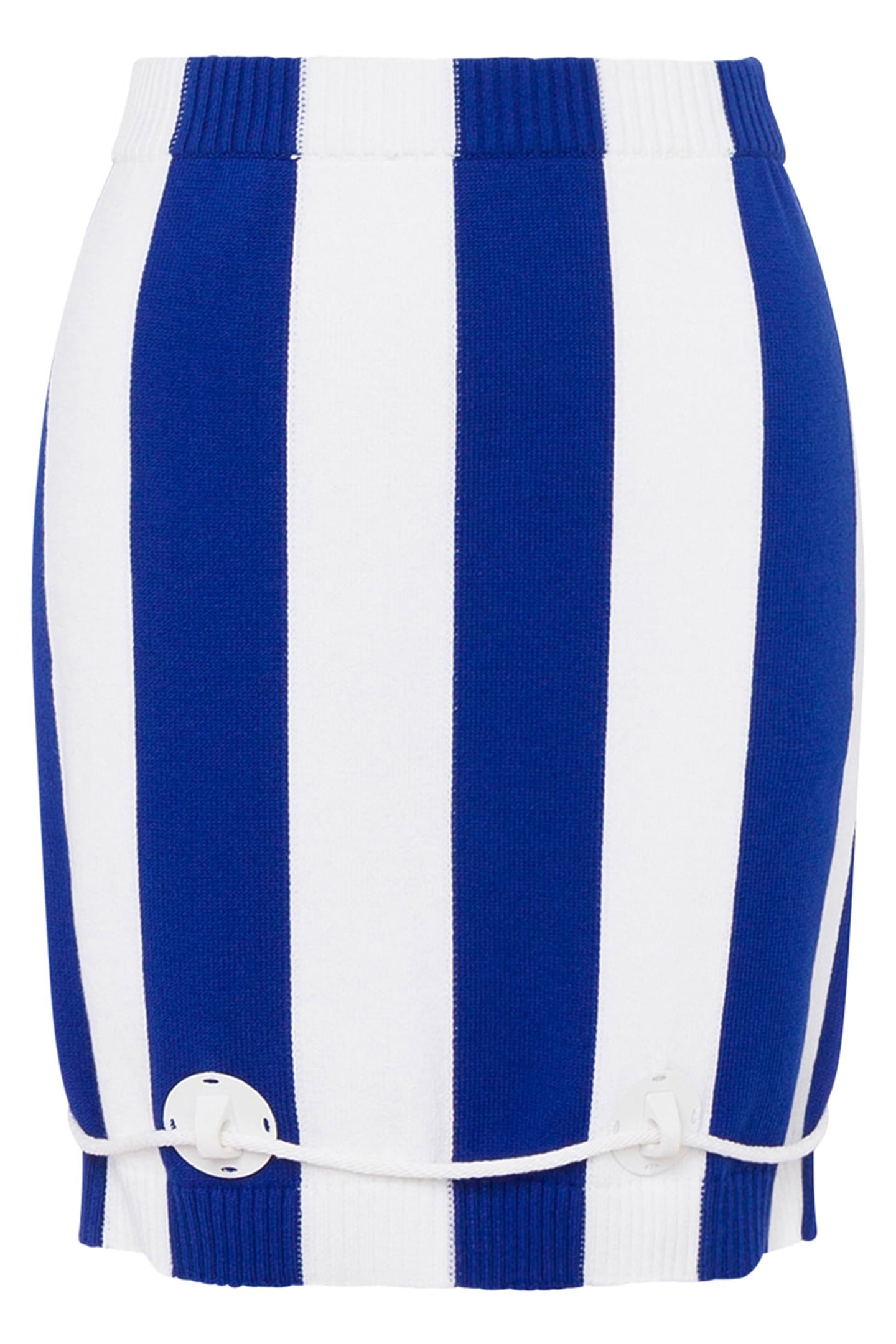 NAUTICAL STRIPED KNIT MINI SKIRT WHITE 3