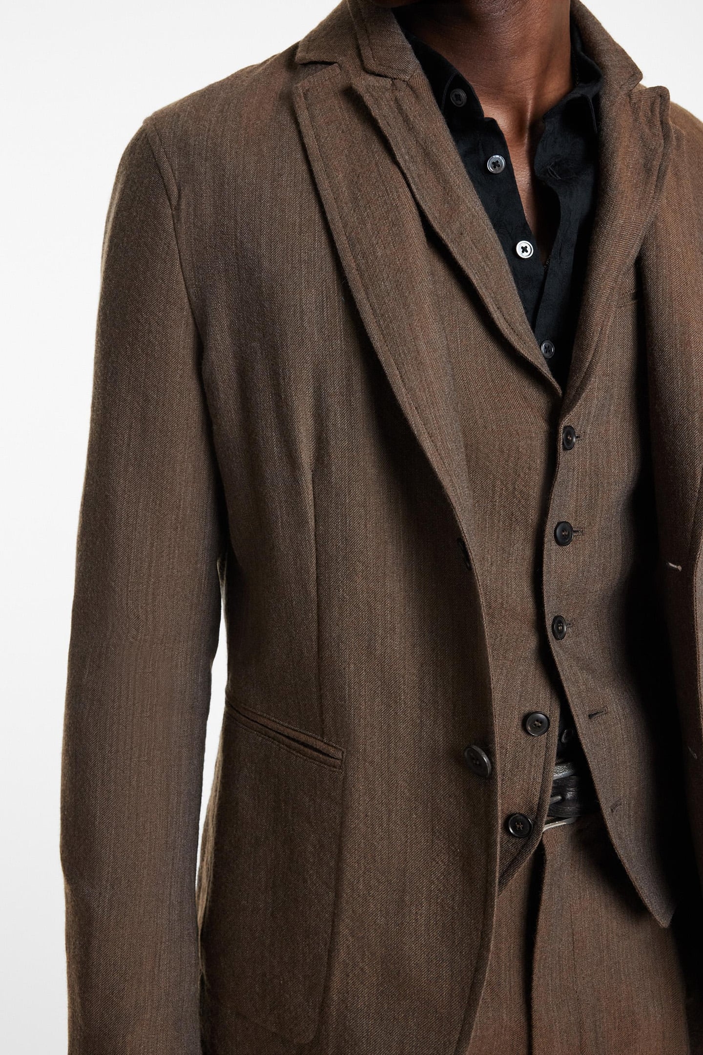 SLIM FIT NOTCH LAPEL JACKET CHAMOIS 3