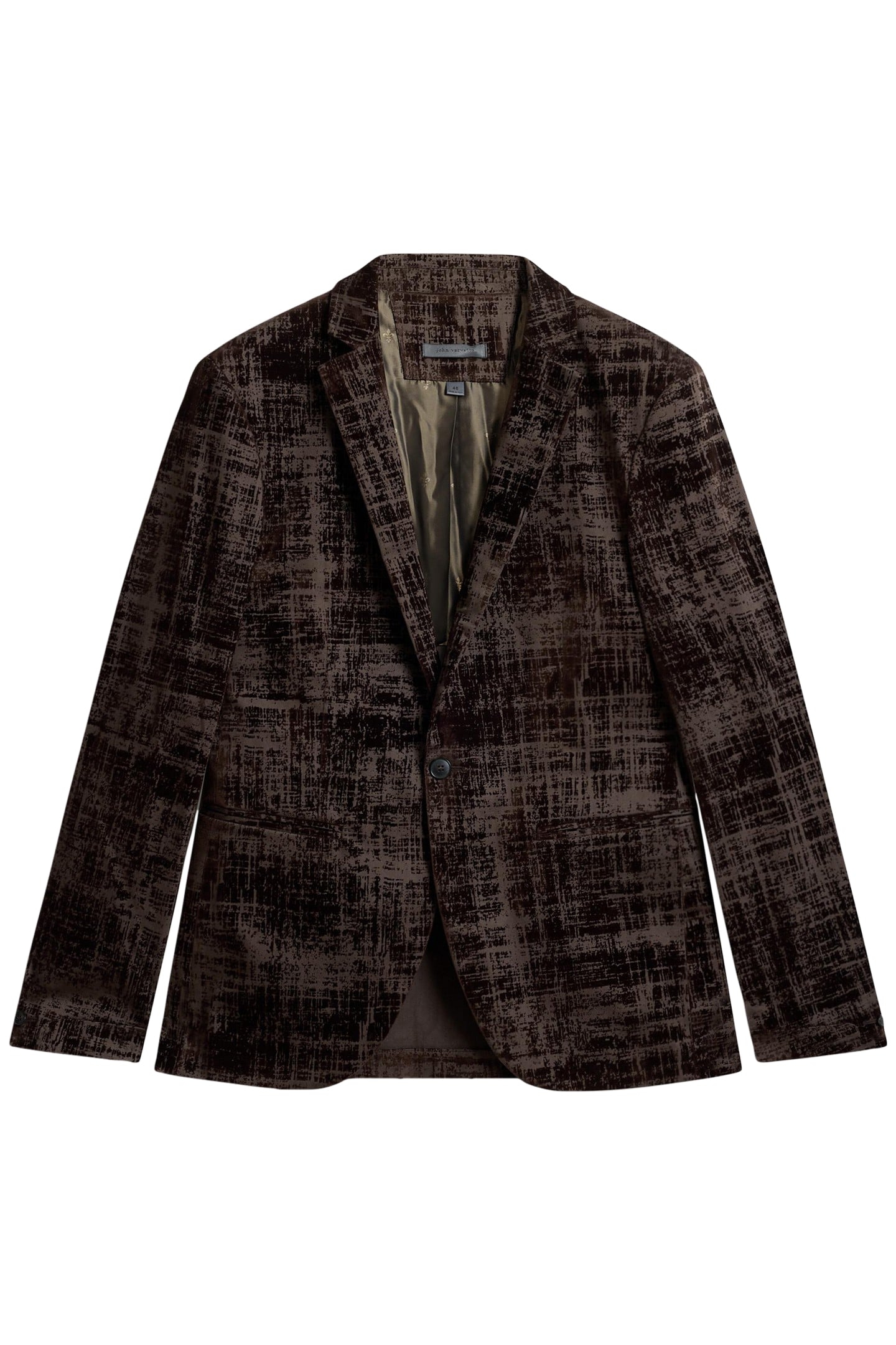 DALTON JACKET - SLIM FIT NOTCH LAPEL ONE OLD BARK 2
