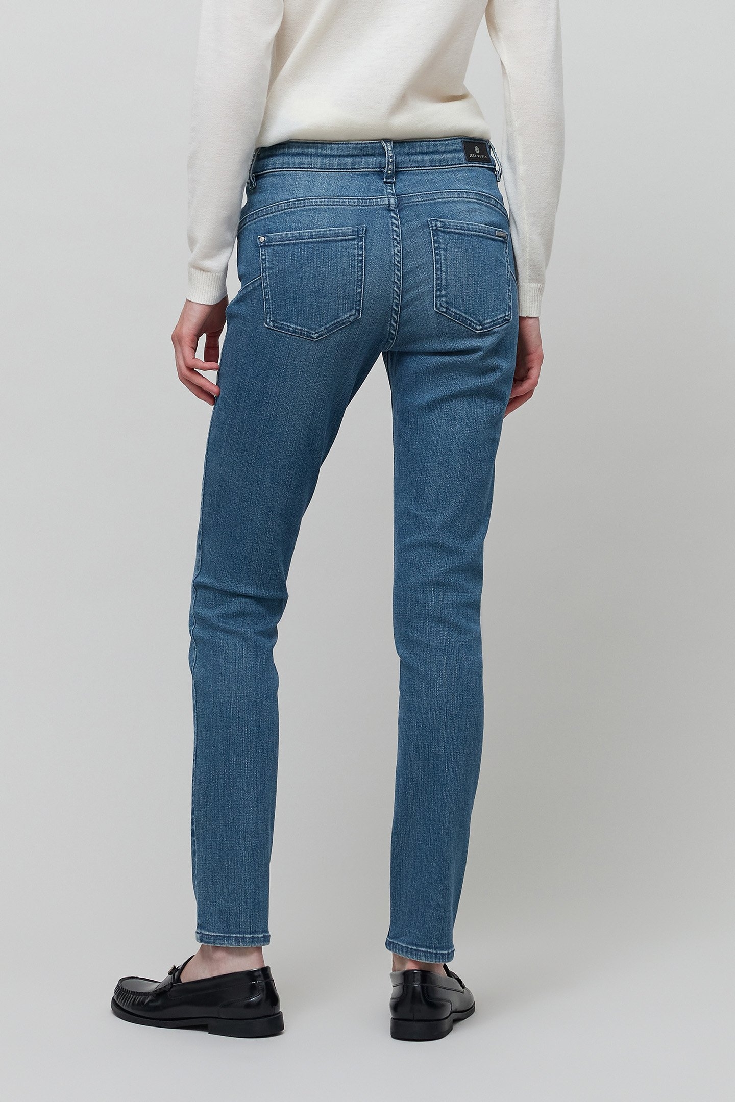 BLUE POWERSTRETCH SCULPT UP SLIM JEANS WITH STUD 2