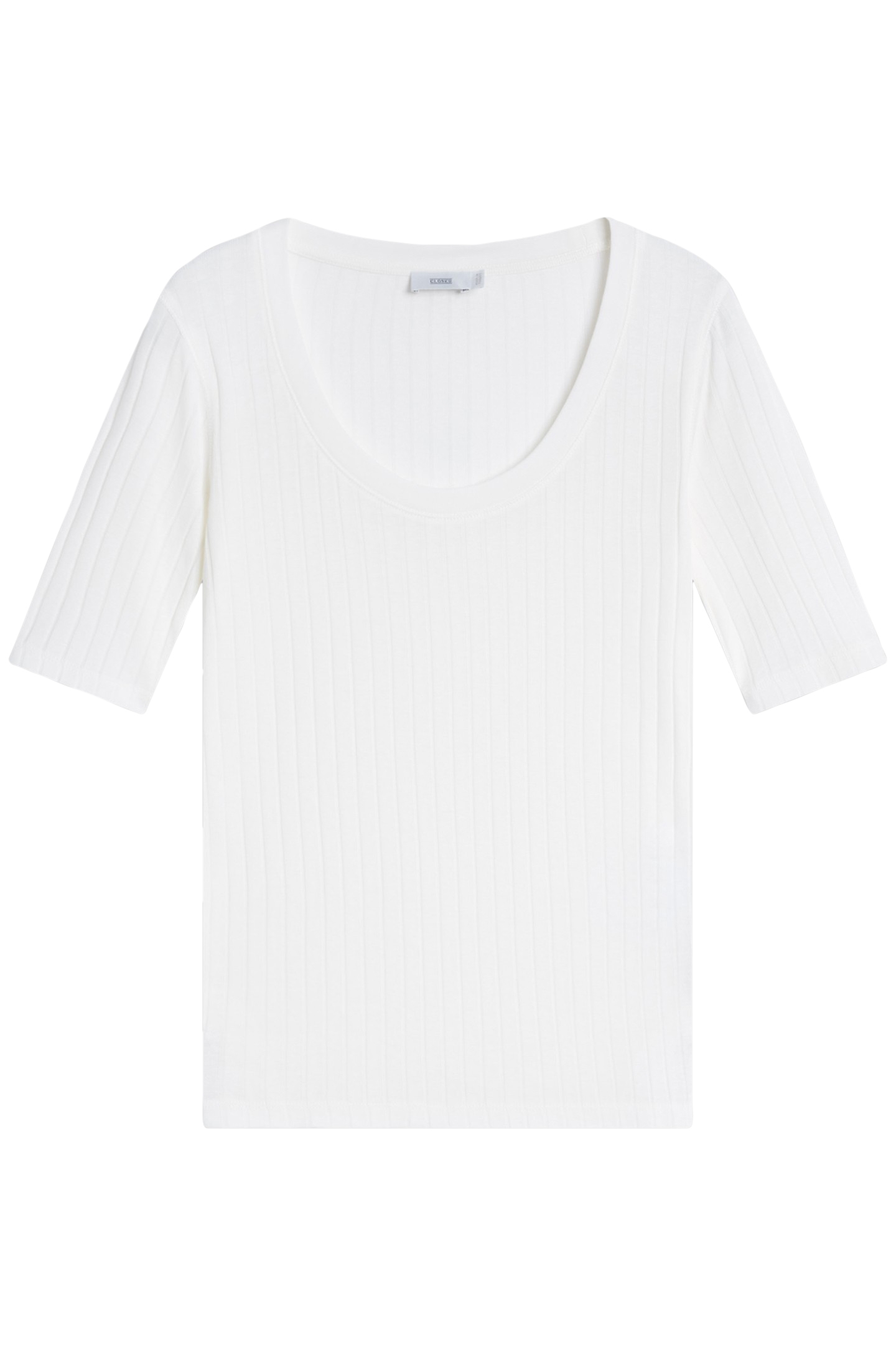 SCOOPNECK SHORTSLEEVE T-SHIRTS IVORY 3
