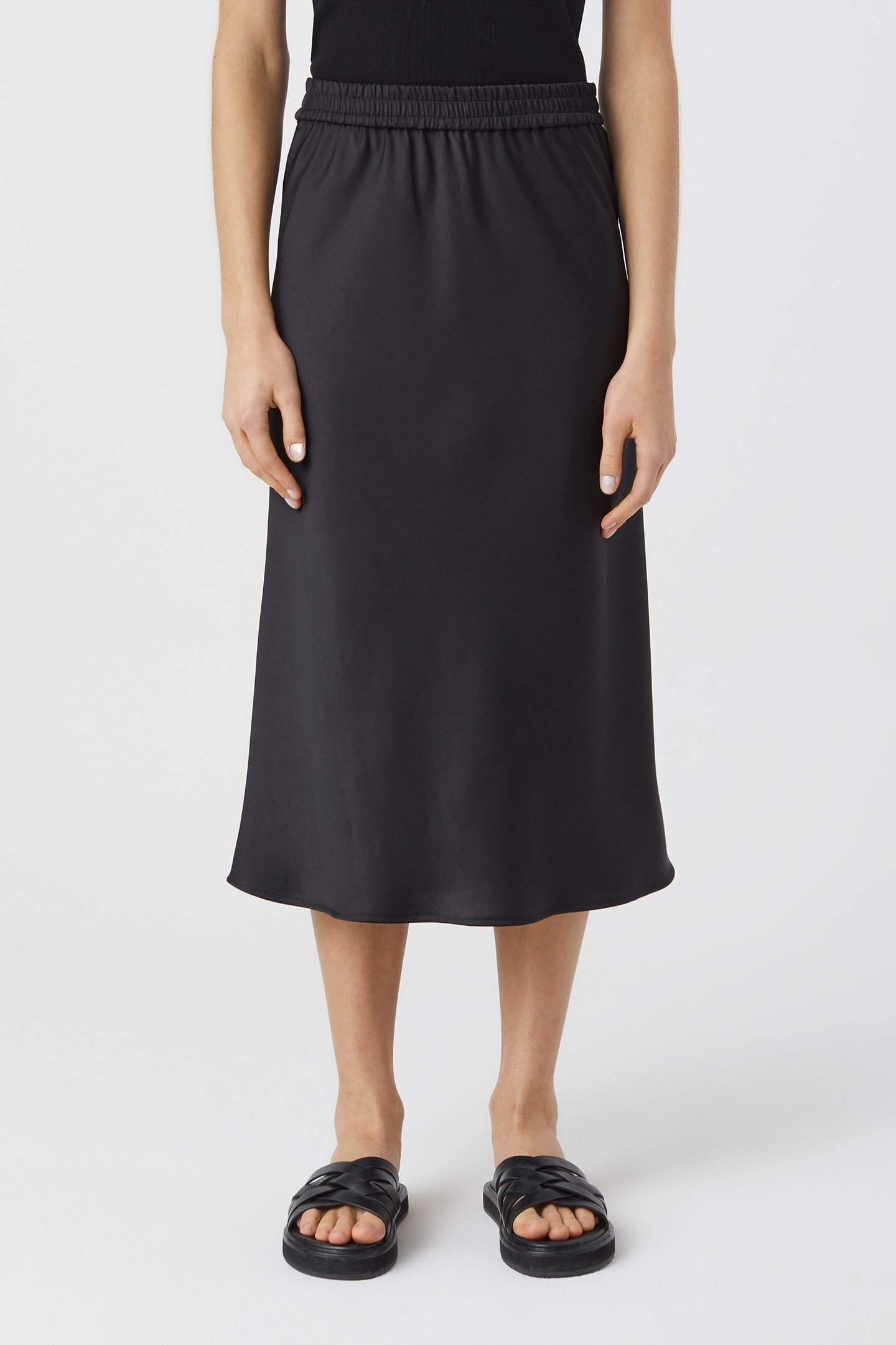 BIAS SKIRT SKIRTS BLACK 1