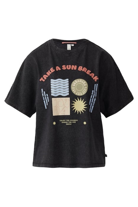 S.OLIVER-QS T-SHIRTS BLACK 4