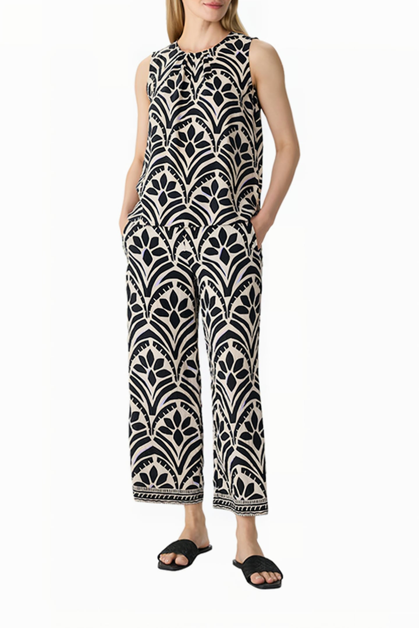 COMMA BLOUSES BLACK 2