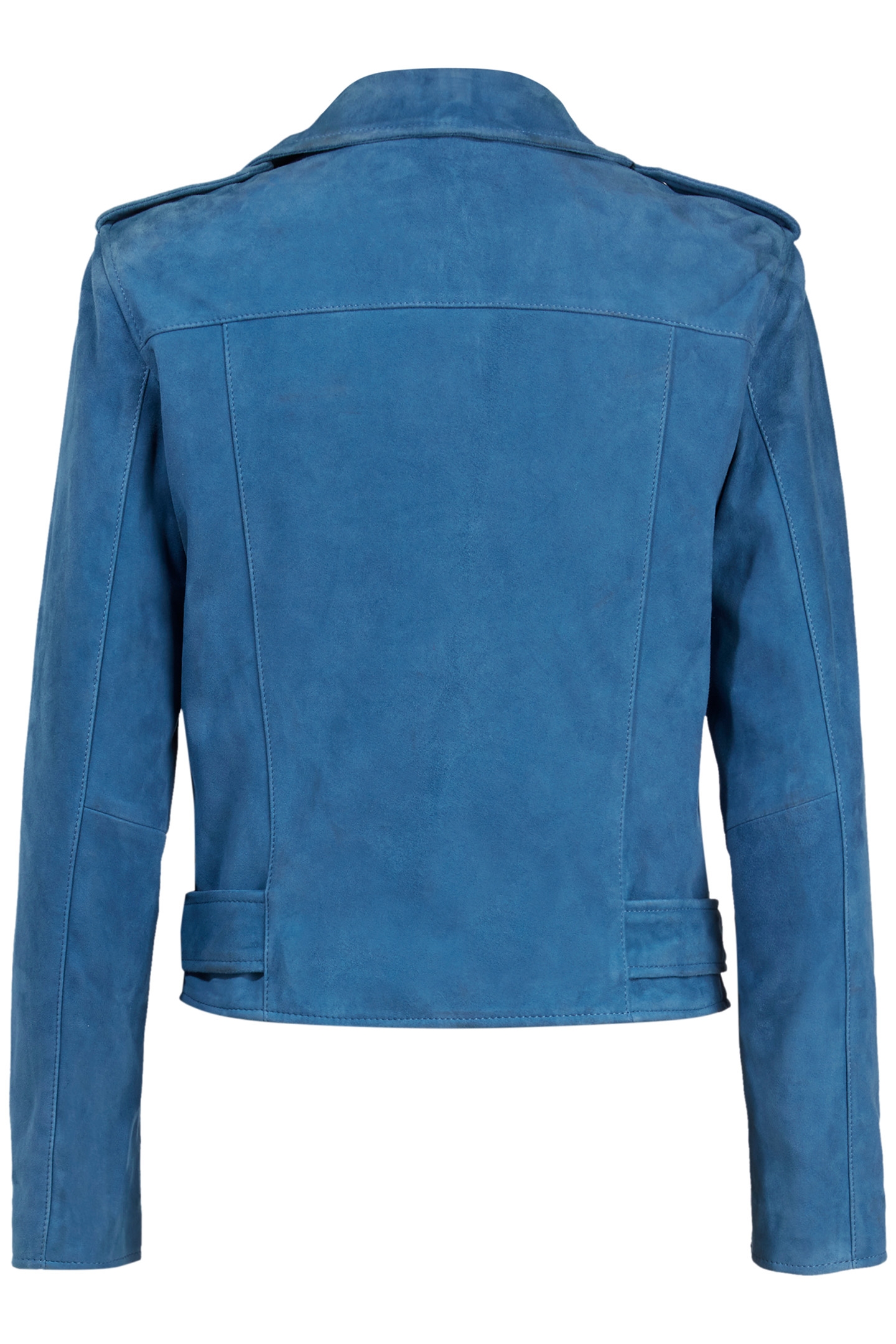 SUEDE BALFERN BIKER COBALT BLUE 4