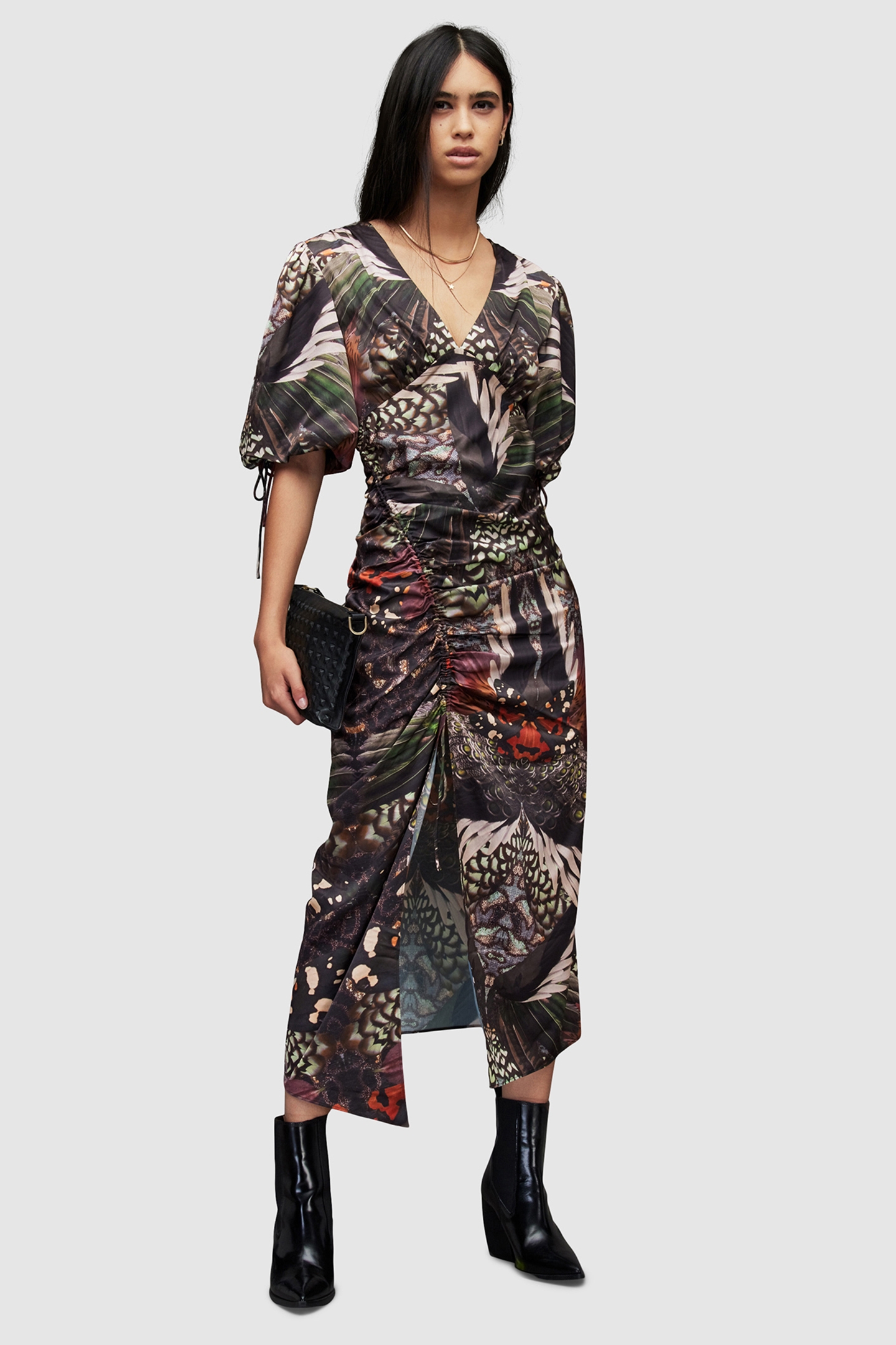 SAFIYA GENE DRESS JEWEL GREEN 4