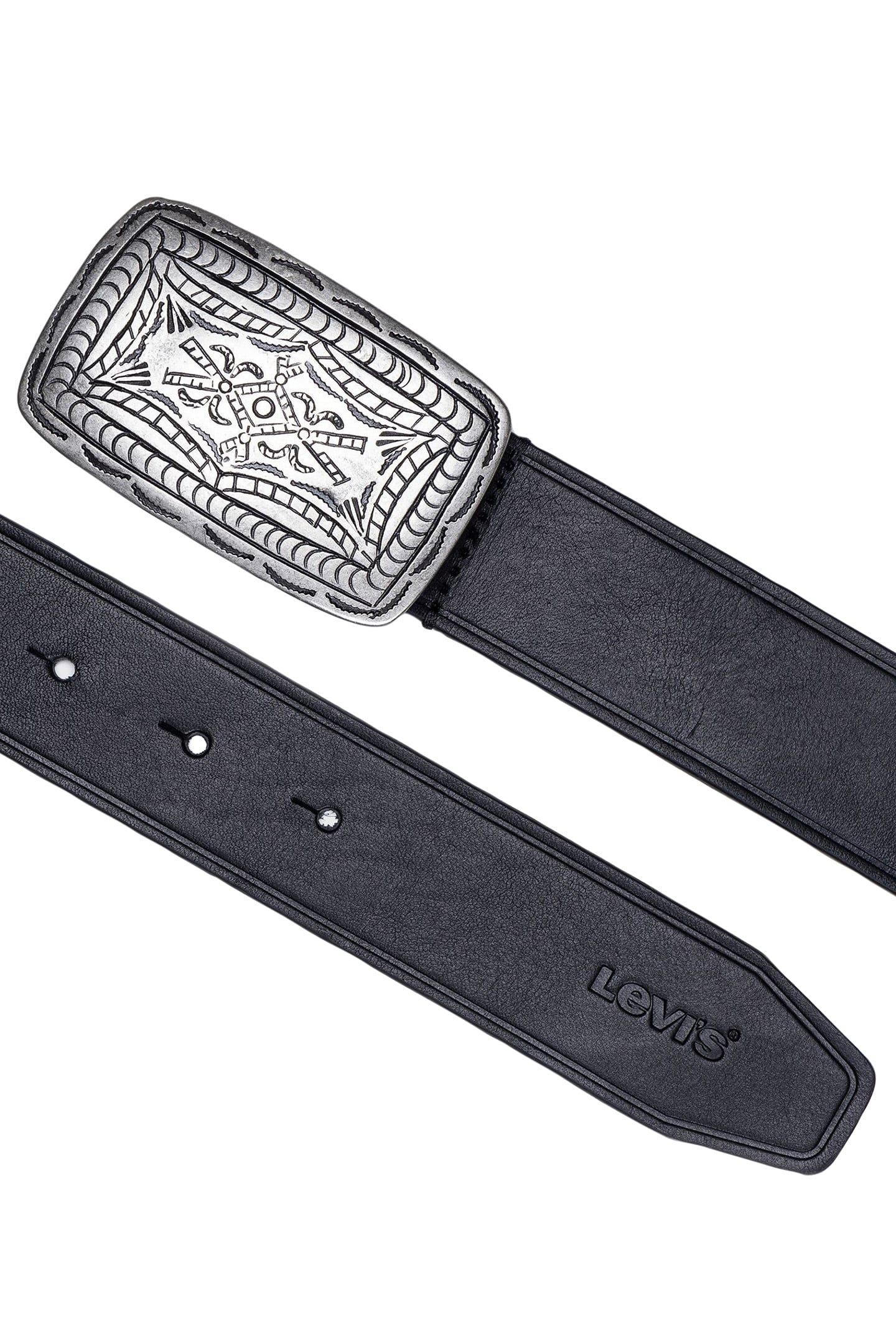 WESTERN PLAQUE BELT IN BLACK 3