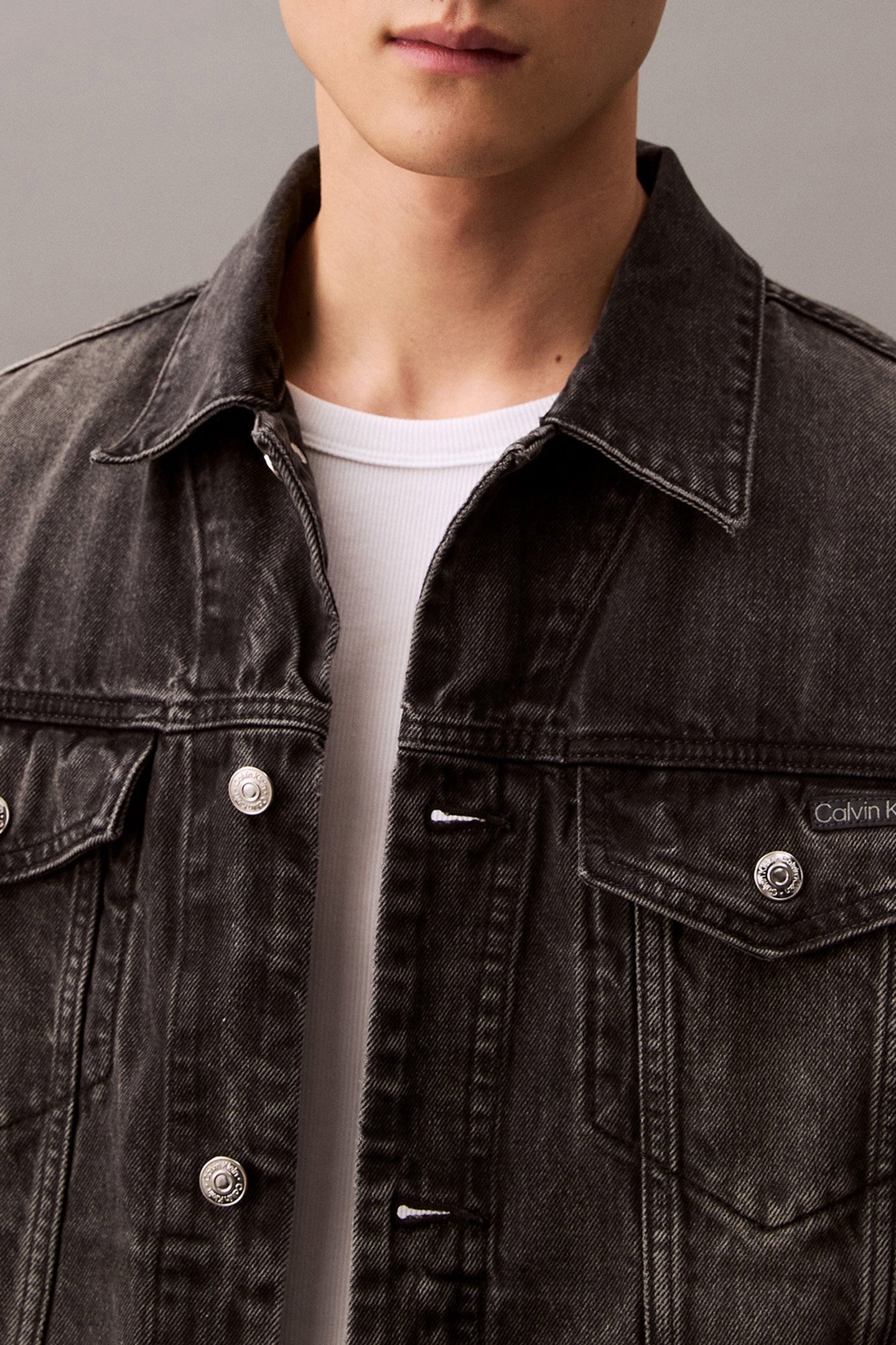 90S BLACK FOG DENIM JACKET 5