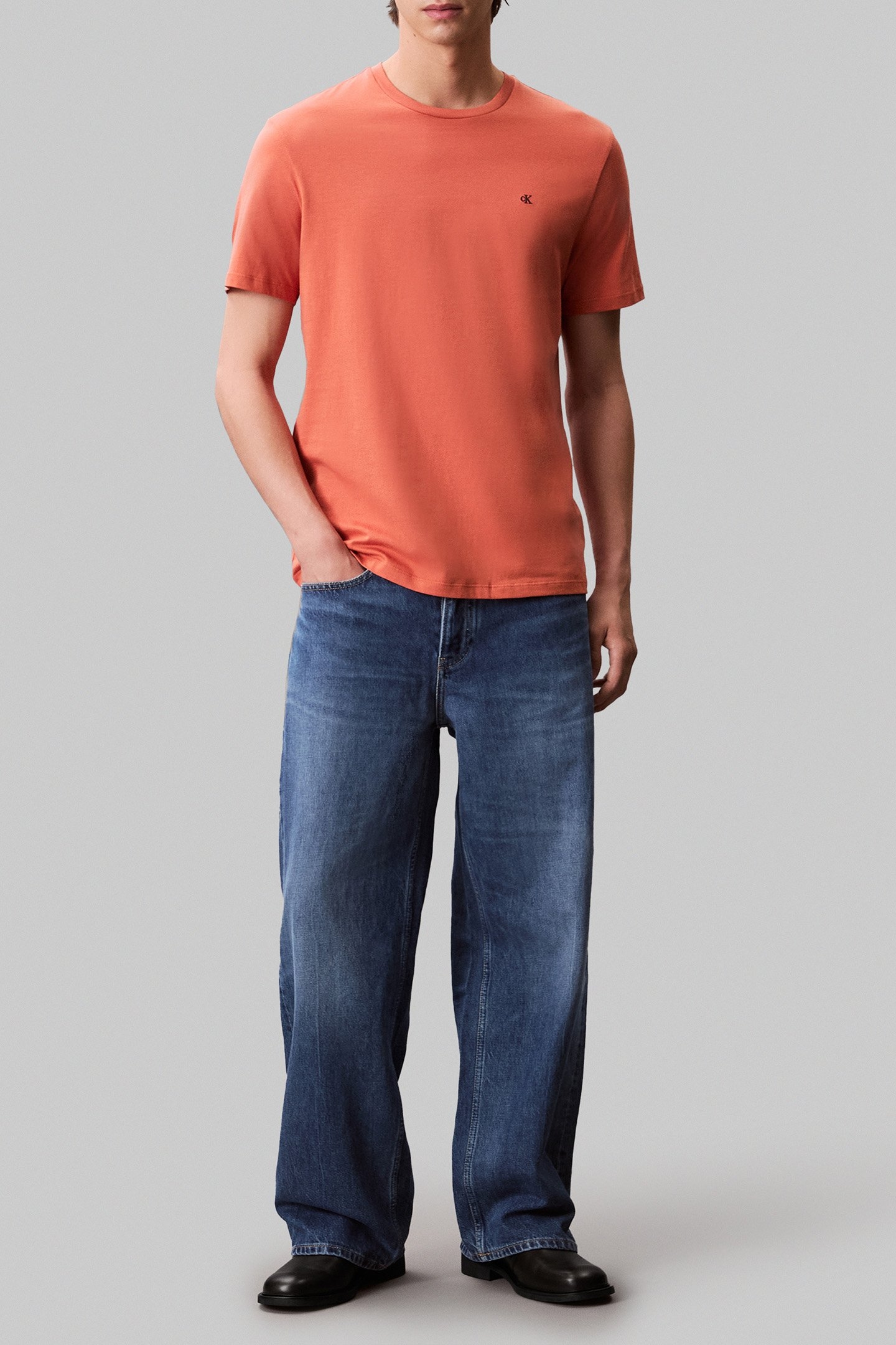 SS SMOOTH CTTN SOLID MECCA ORANGE 3