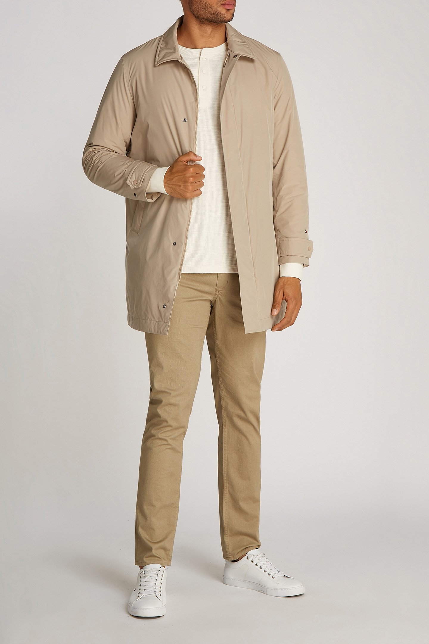 LW PACKABLE CARCOAT SLIM FIT COAT SANDALWOOD 3