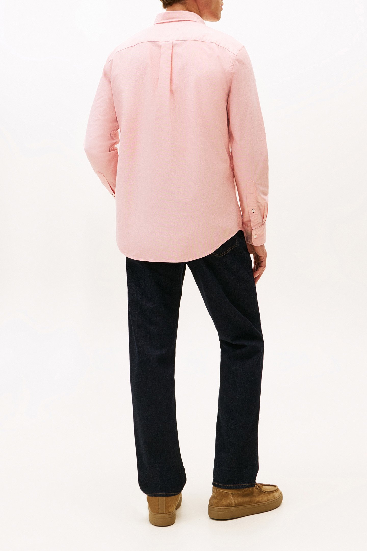 TOMMY HILFIGER HERITAGE REGULAR FIT BUTTON DOWN SHIRT CORAL 3