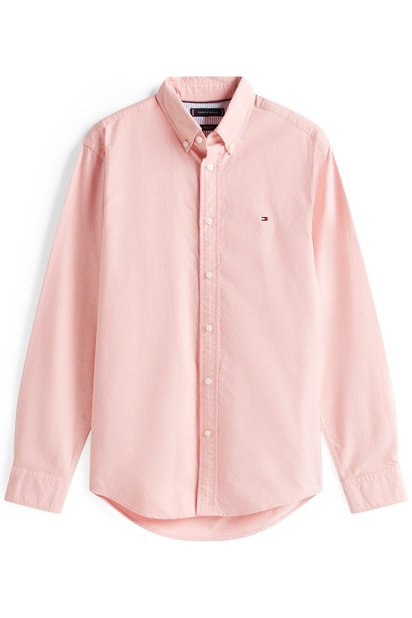 TOMMY HILFIGER HERITAGE REGULAR FIT BUTTON DOWN SHIRT CORAL 4