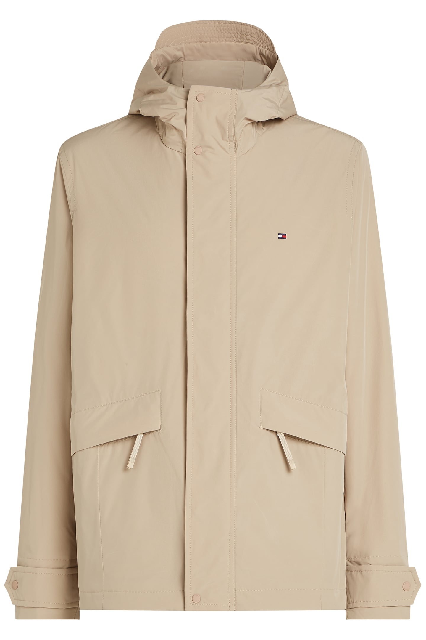 PACKABLE HOODED JACKET, REGULAR FIT, SANDALWOOD 4