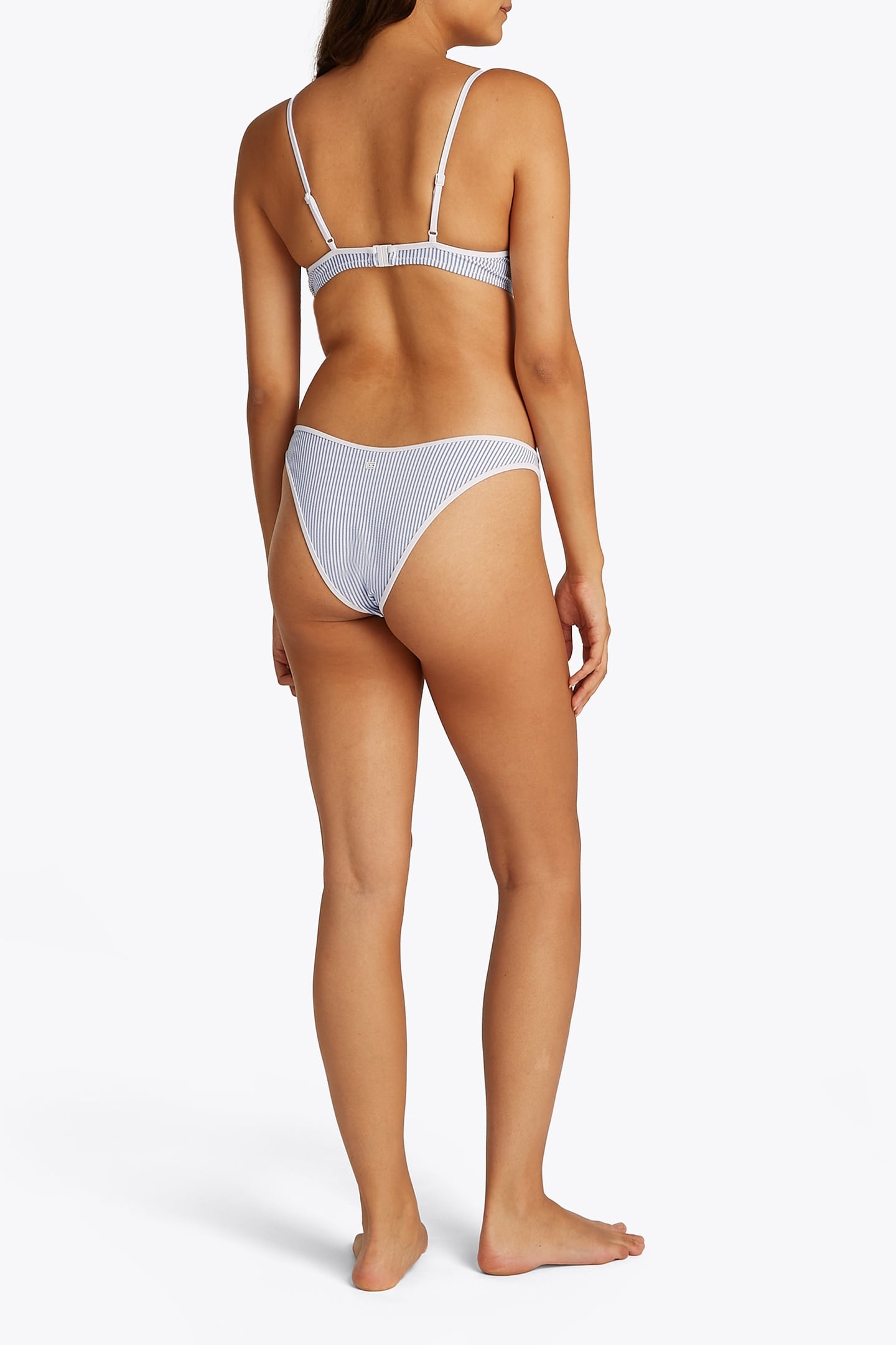 UW DEMI FIT STRIPED BRALETTE BLUE/WHITE 3