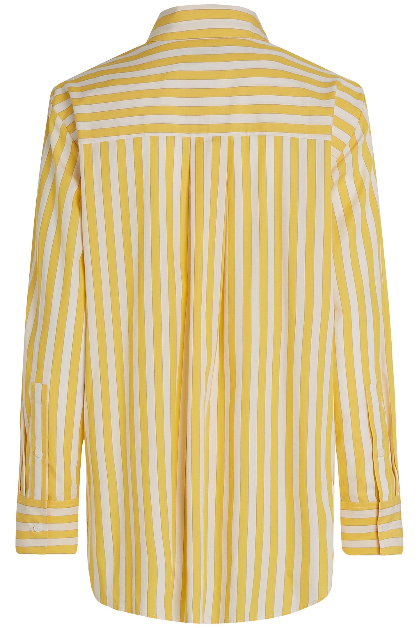 ESS POPLIN EASY FIT LONG SLEEVE BLOUSE CITRONELLA YELLOW 5