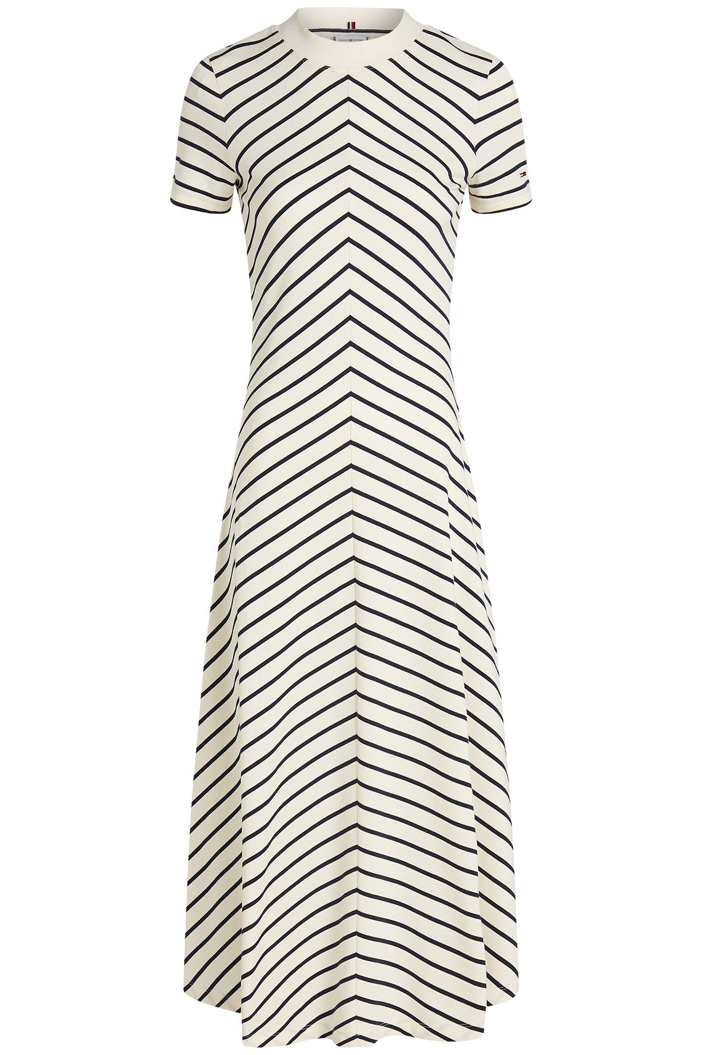 MODERN F&F MIDI DRES CALICO/DARK NIGHT NAVY STP 3