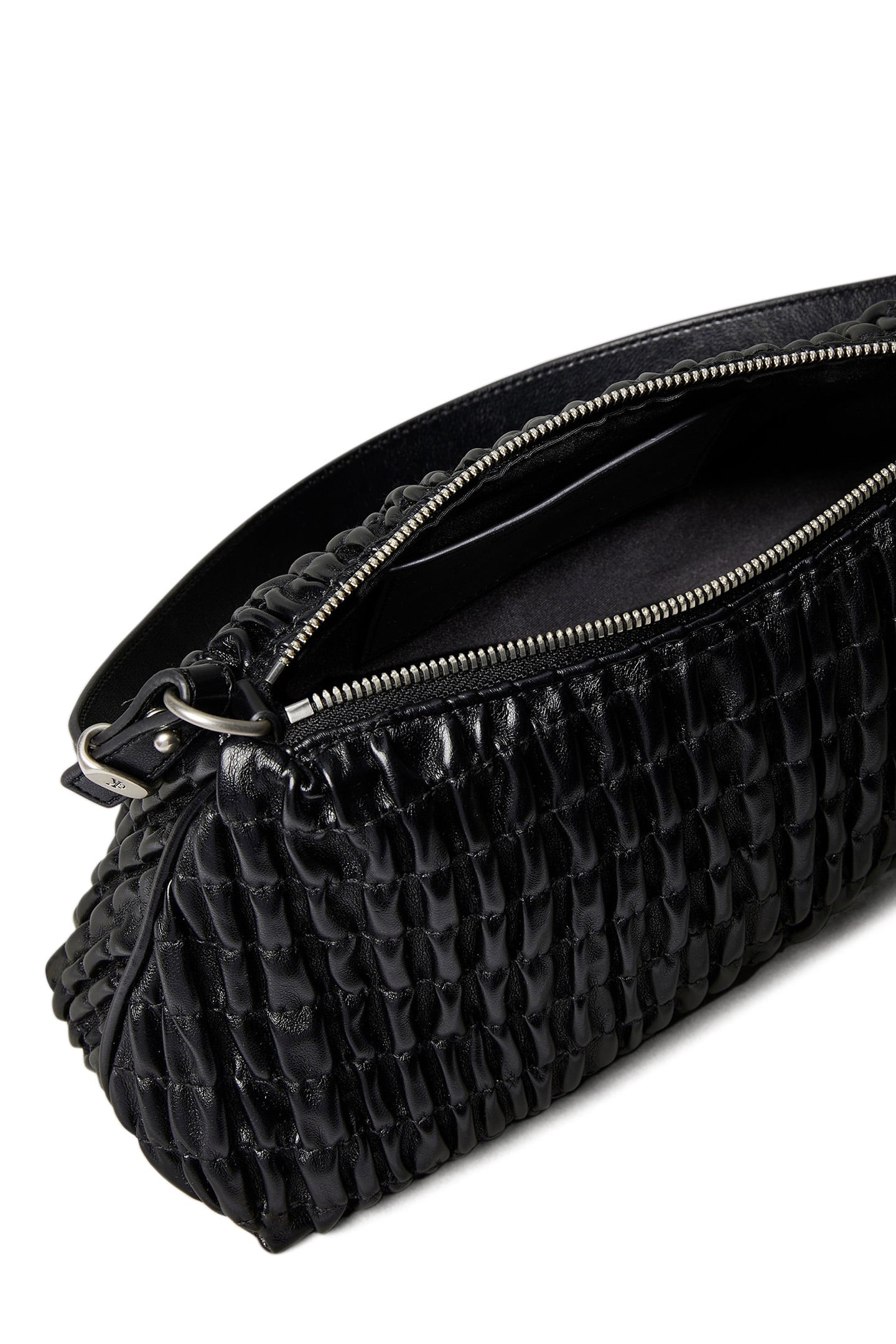 ROUCHED SHOULDER BAG NA BLACK 4