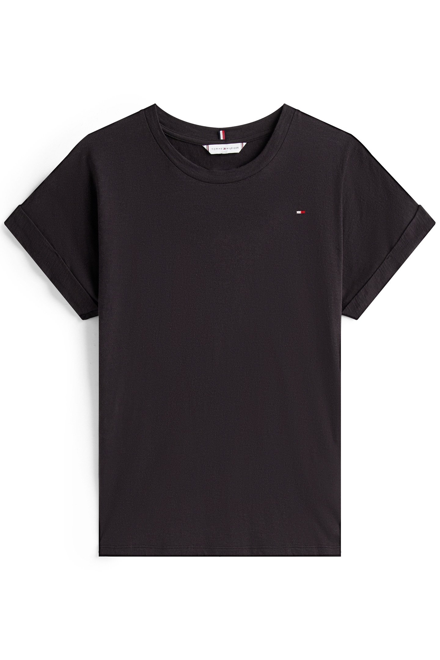 SLUB MODERN T-SHIRT SLIM FIT BLACK 4