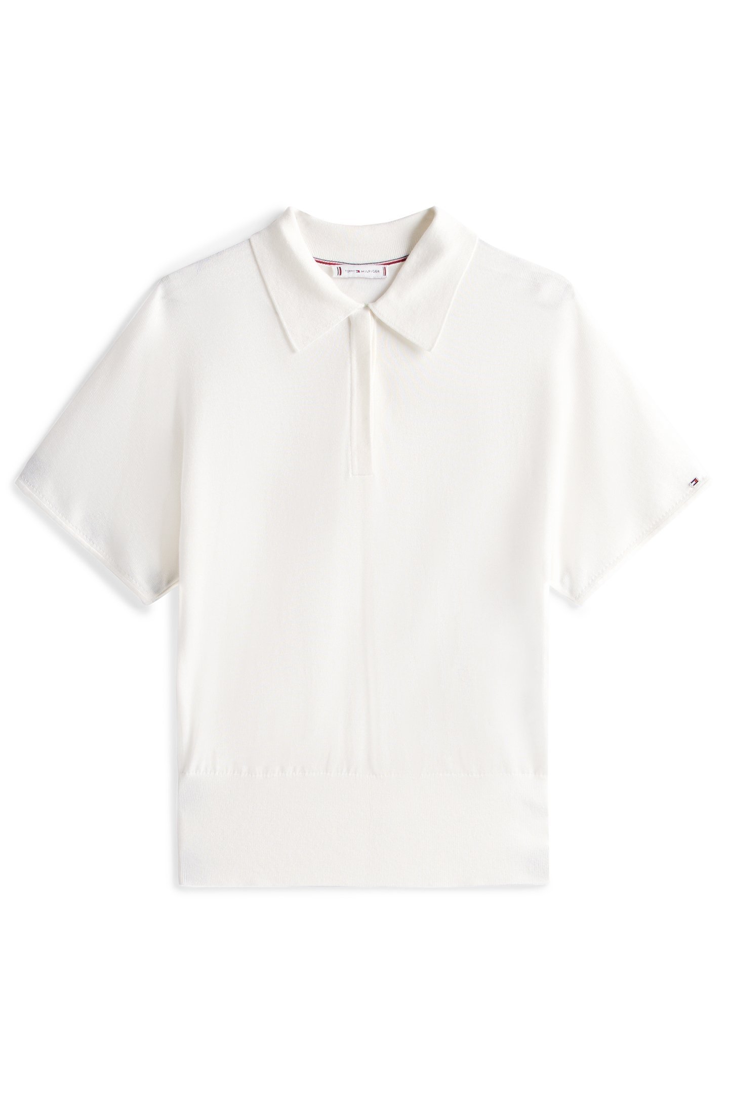 LYOCELL SILK S/S POLO IVORY SILK 4