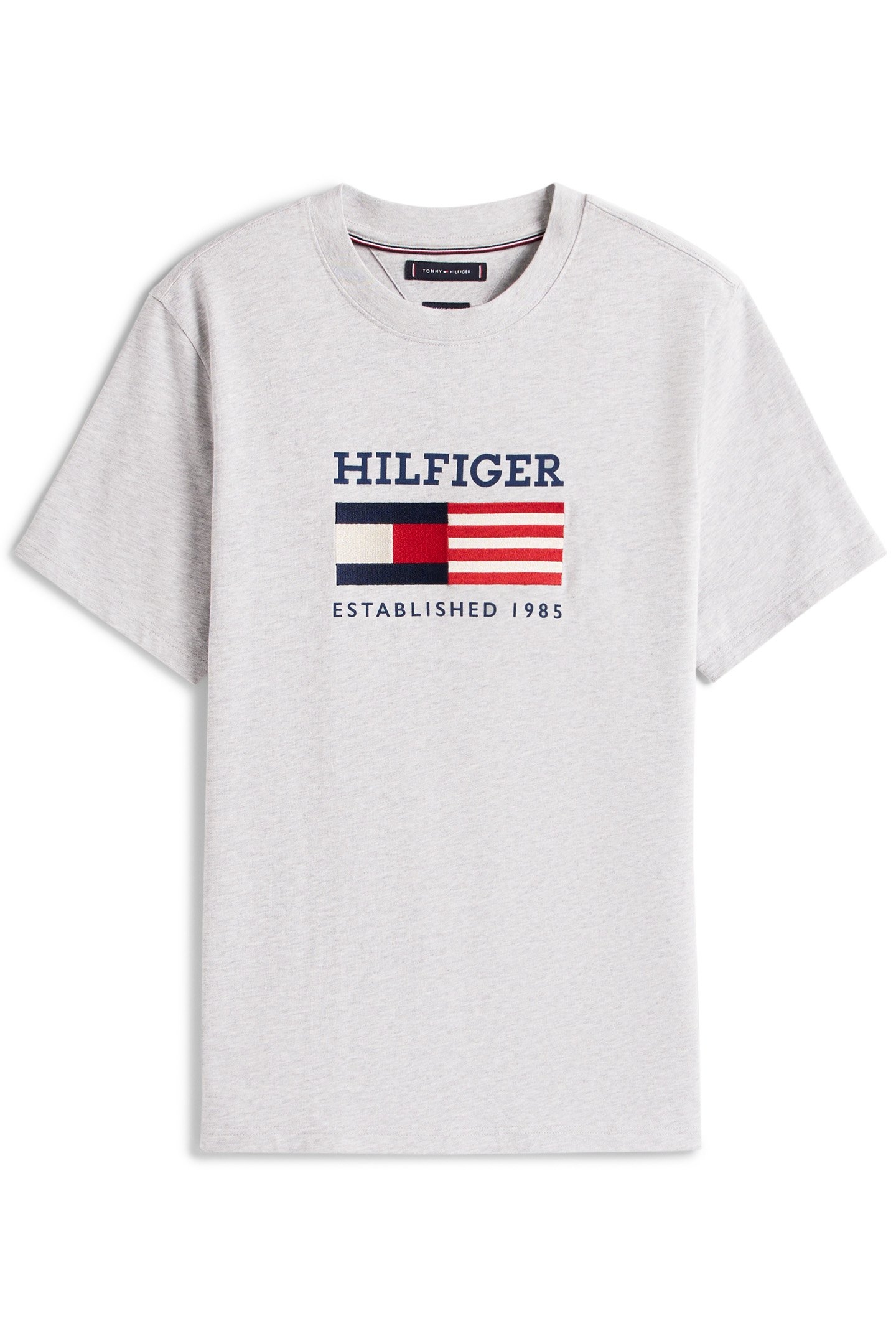 AMERICANA MONOTYPE F REGULAR FIT T-SHIRT LIGHT GREY HEATHER 4