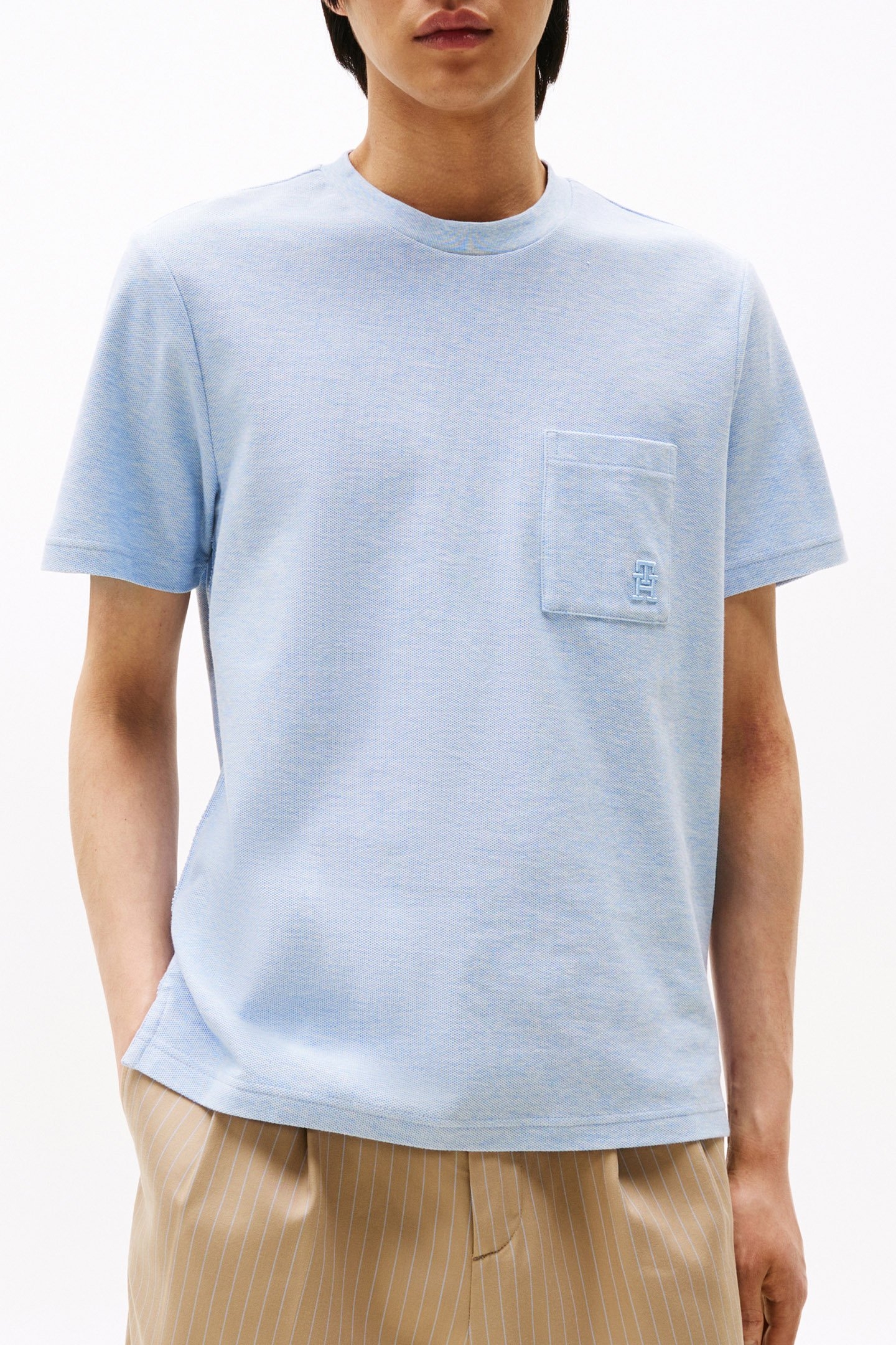 MONOGRAM IMD REGULAR FIT T-SHIRT BEIGE 1