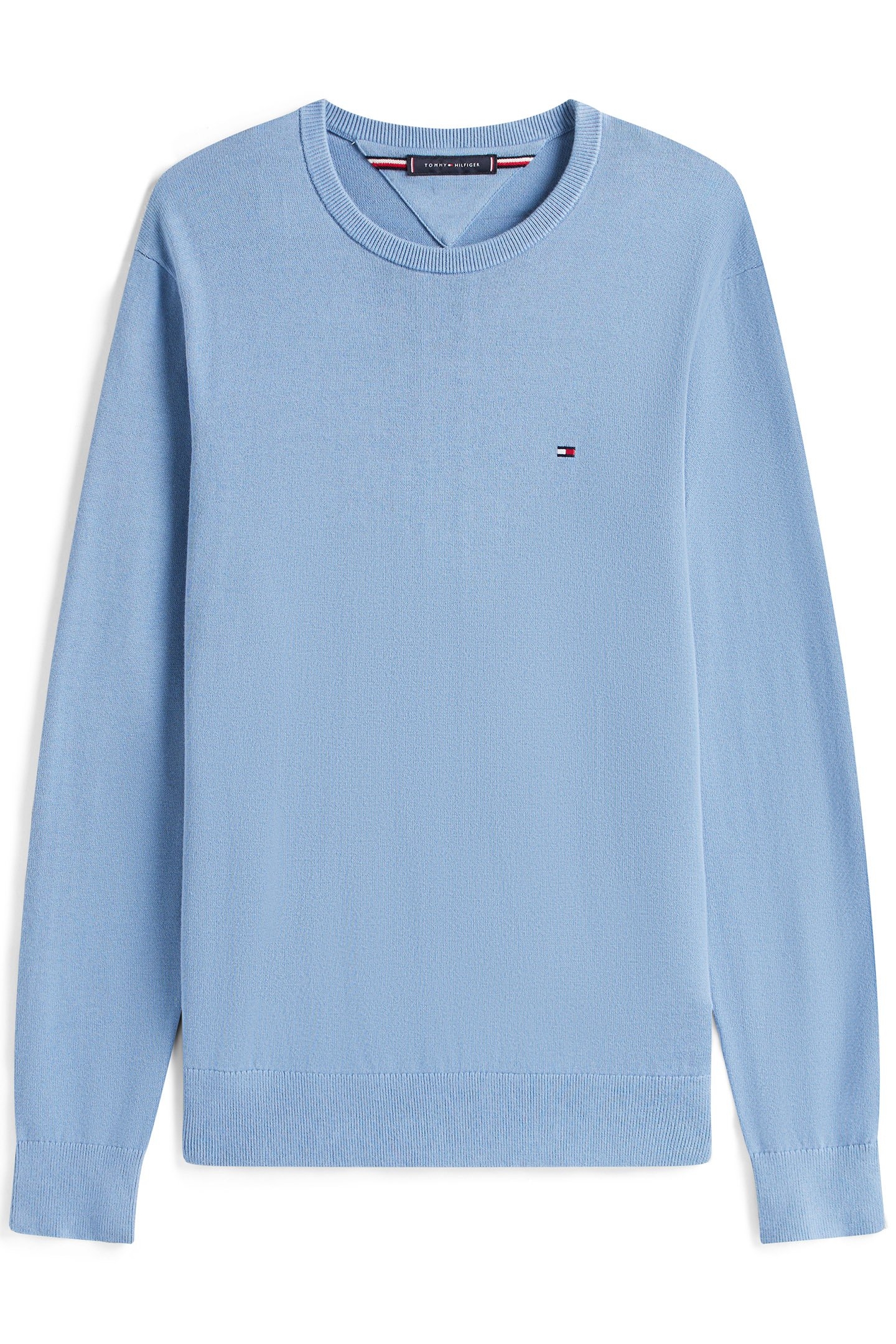 ESSENTIAL ROUND-NECK SWEATER REGULAR FIT CREW NAVY BLUE 4