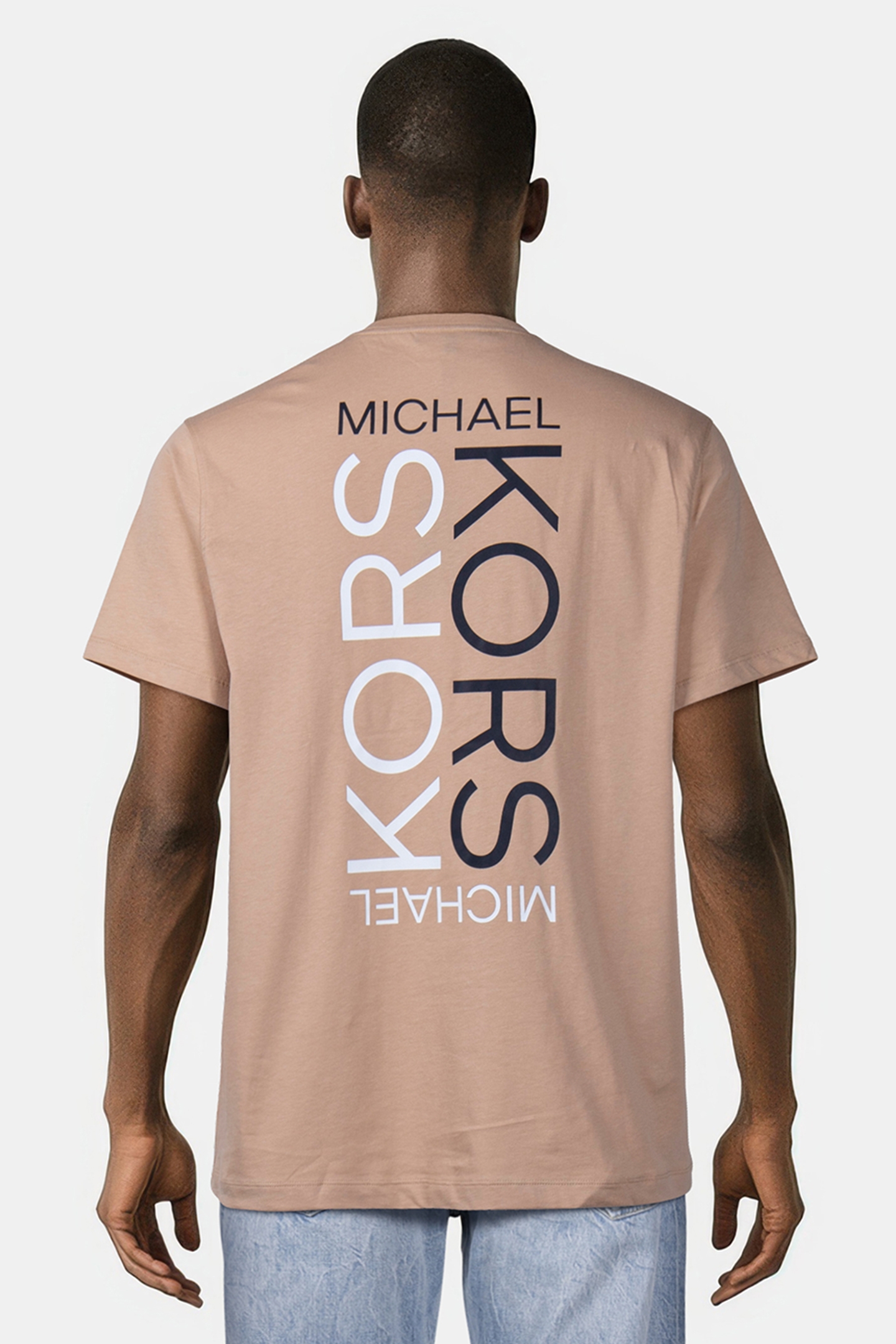 SHORT SLEEVE LOGO T-SHIRT IN BUFF 2