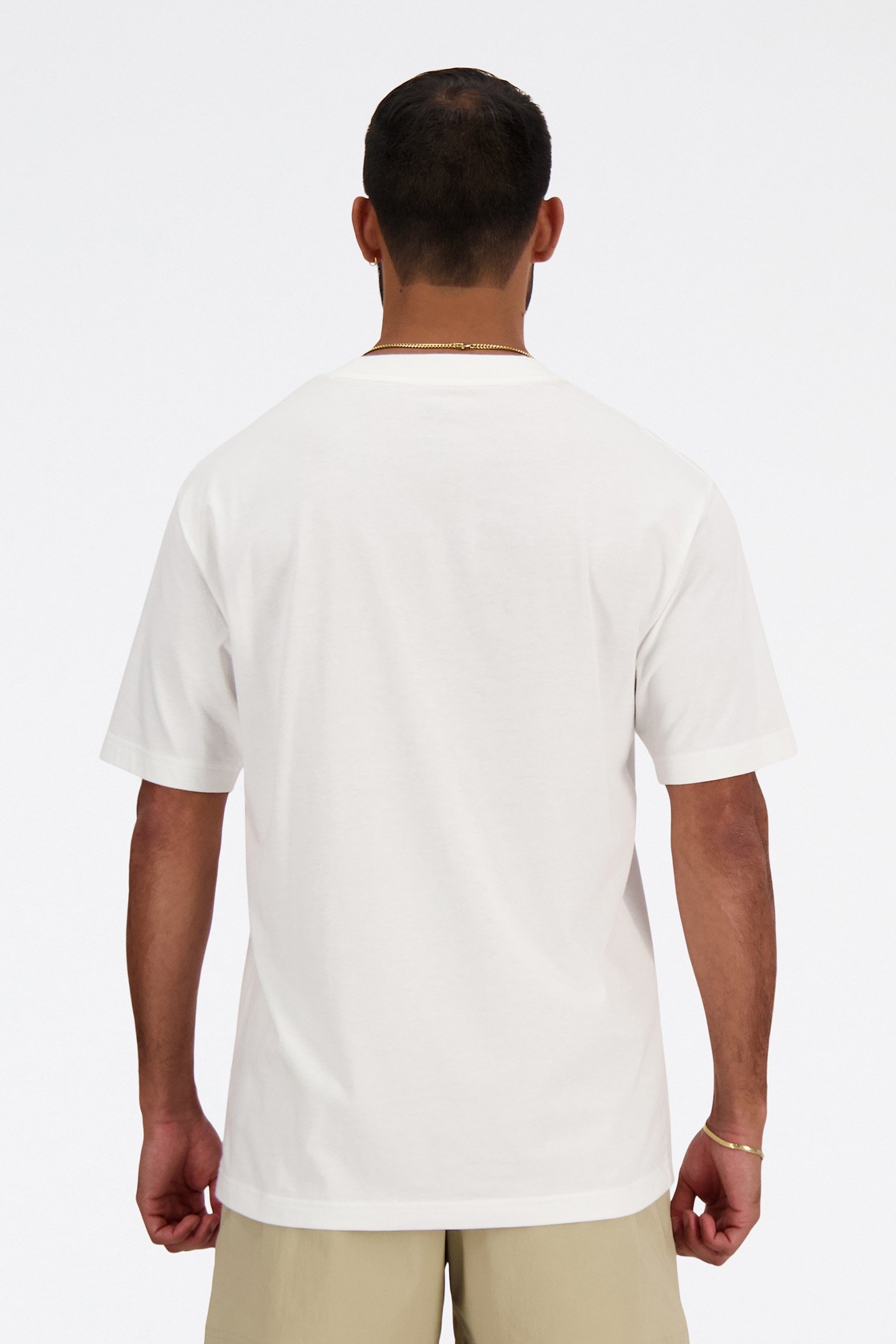 ATHLETICS COTTON T-SHIRT IN WHITE 2