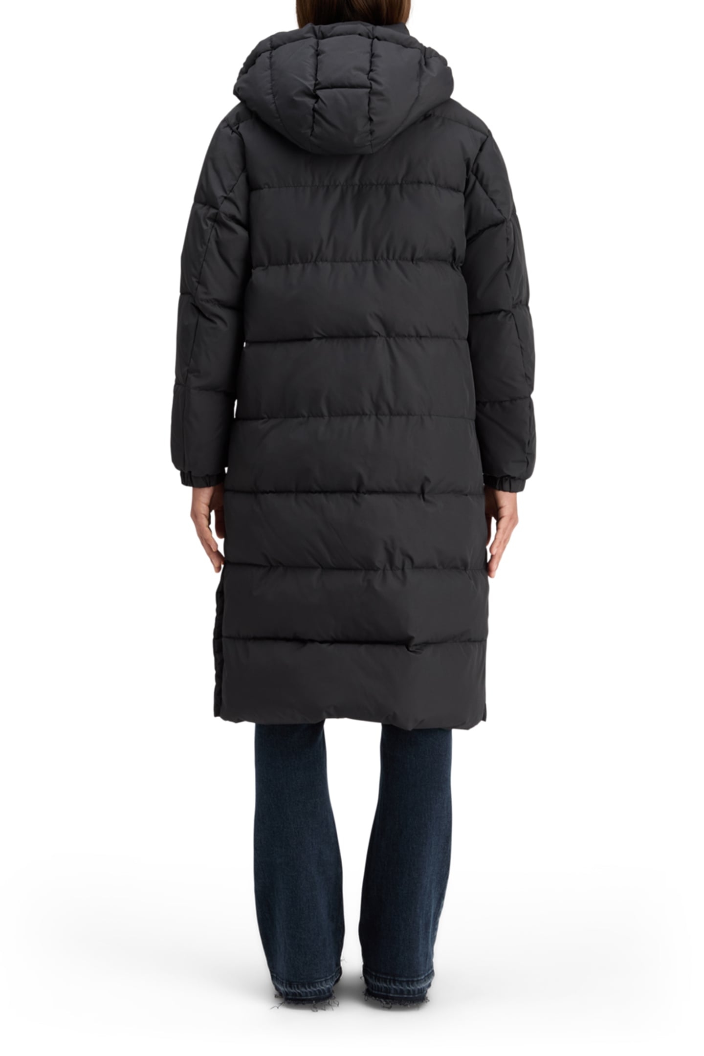 LONG LINE PUFFER EVENING BLACK 2