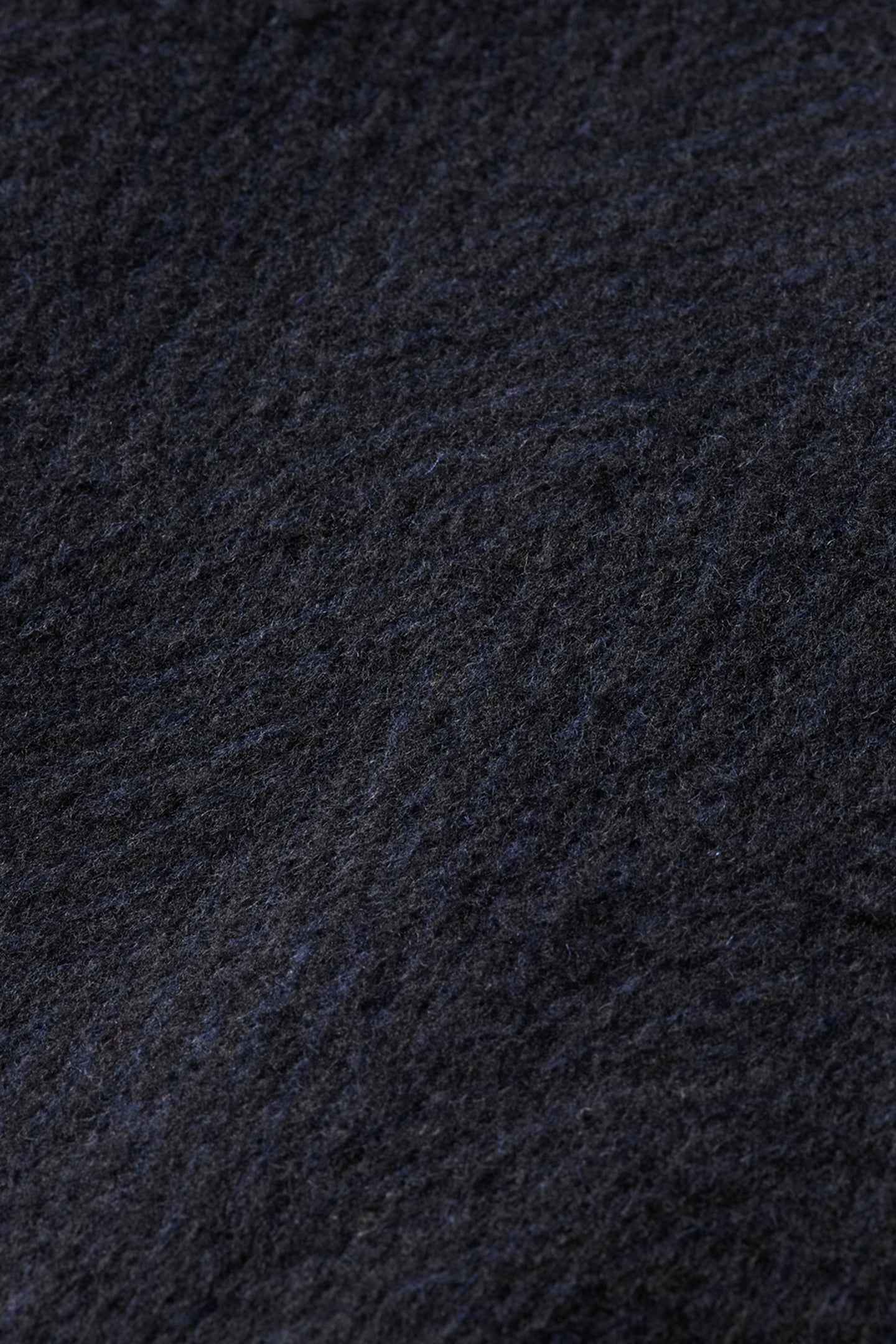 SINGLE BREASTED HERRINGBONE WOOL BLEND TAILORED COAT BLACK A 3