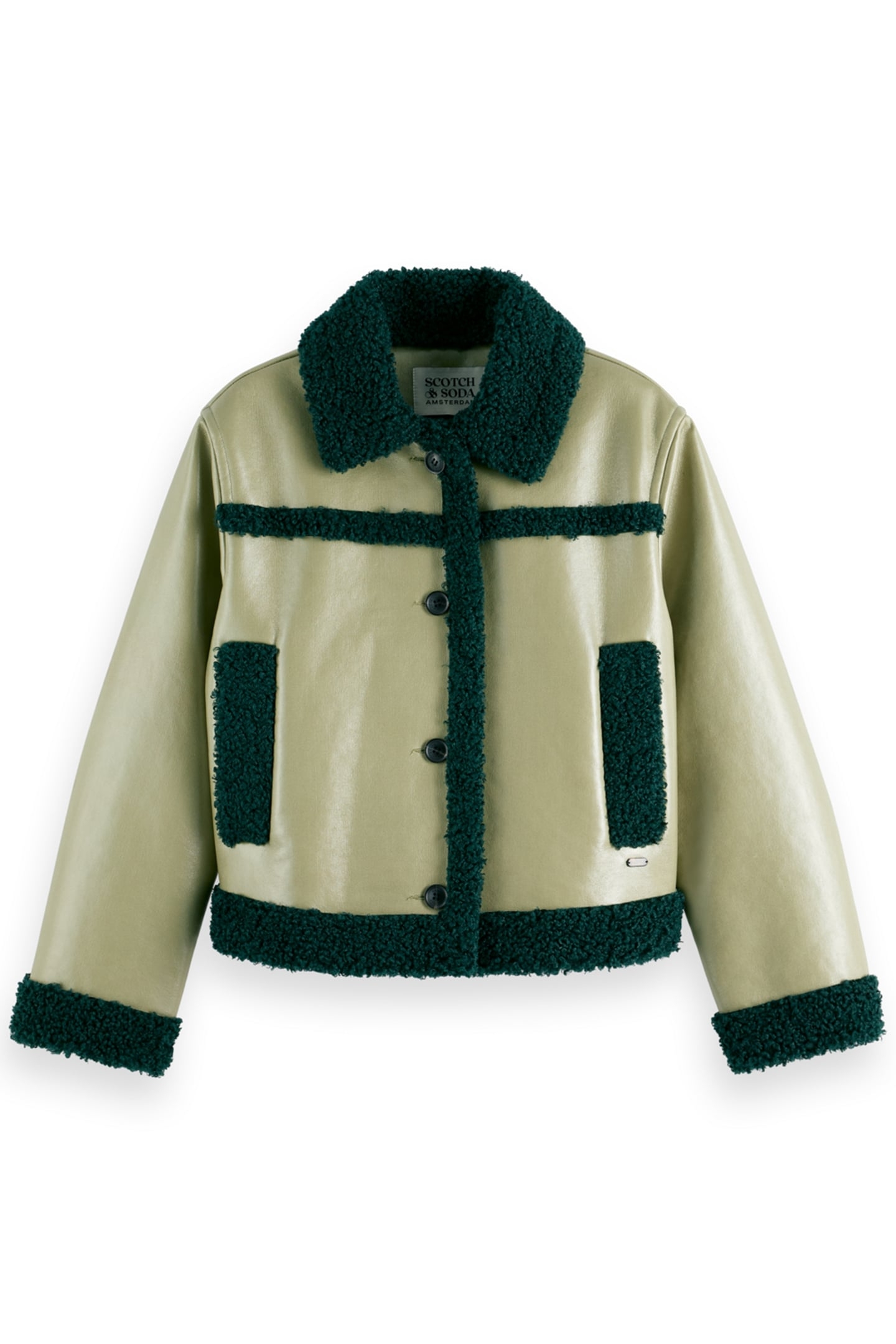 VINYL JACKET WASHED SAGE 4