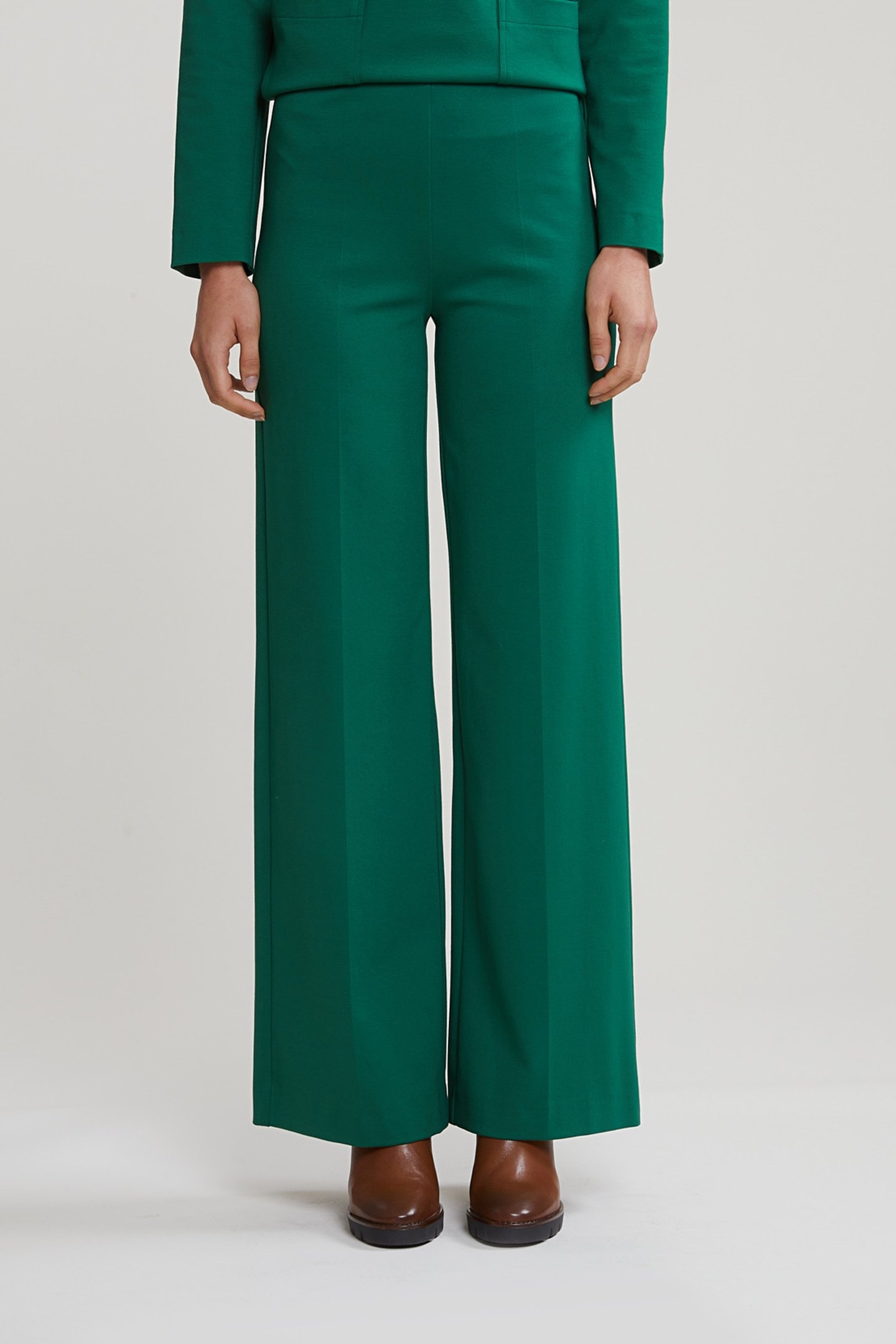 GREEN CLASSIC PANTS ELASTIC WAIST 1