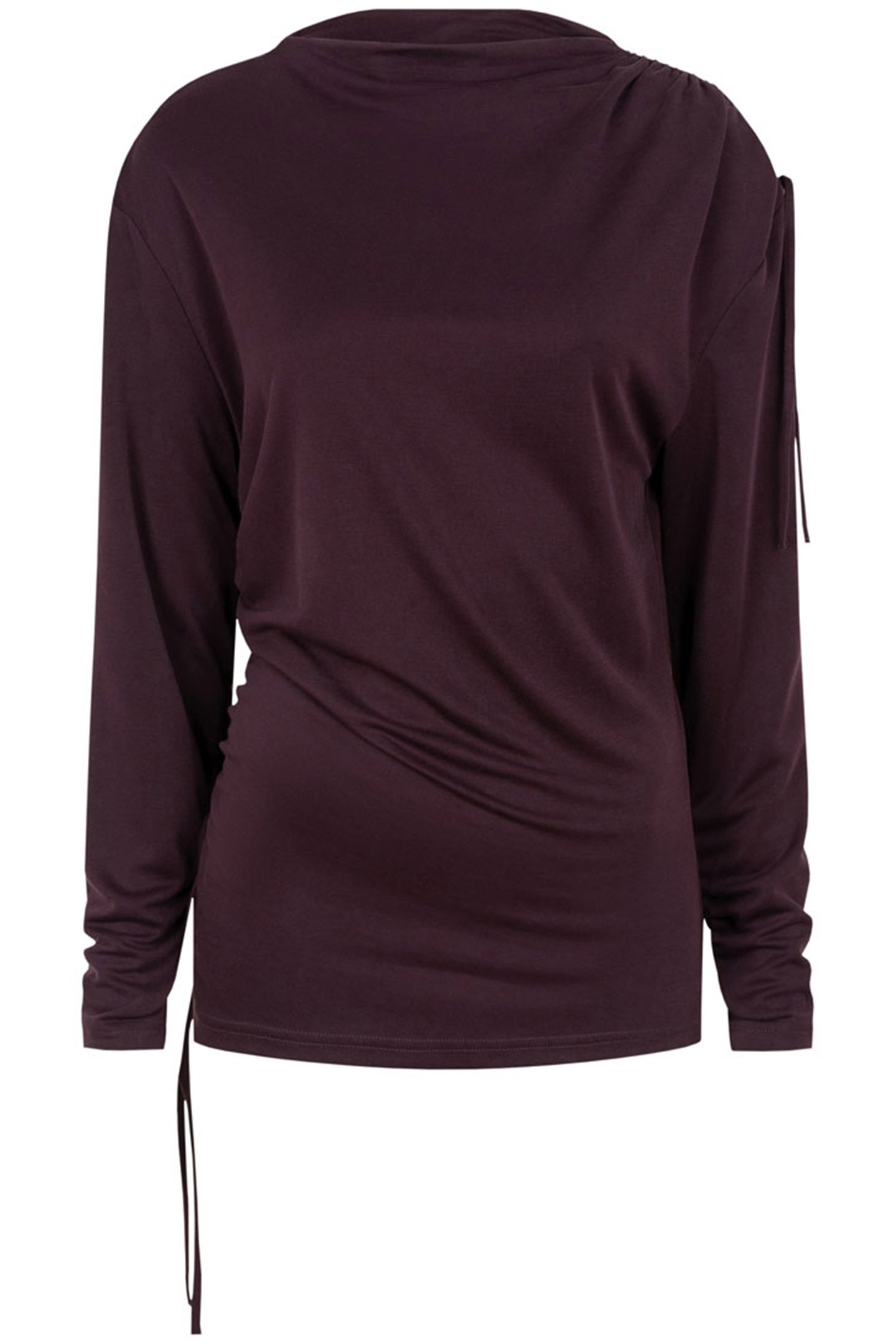 XYLON LONGSLEEVE TOP BORDEAUX PLUM 3