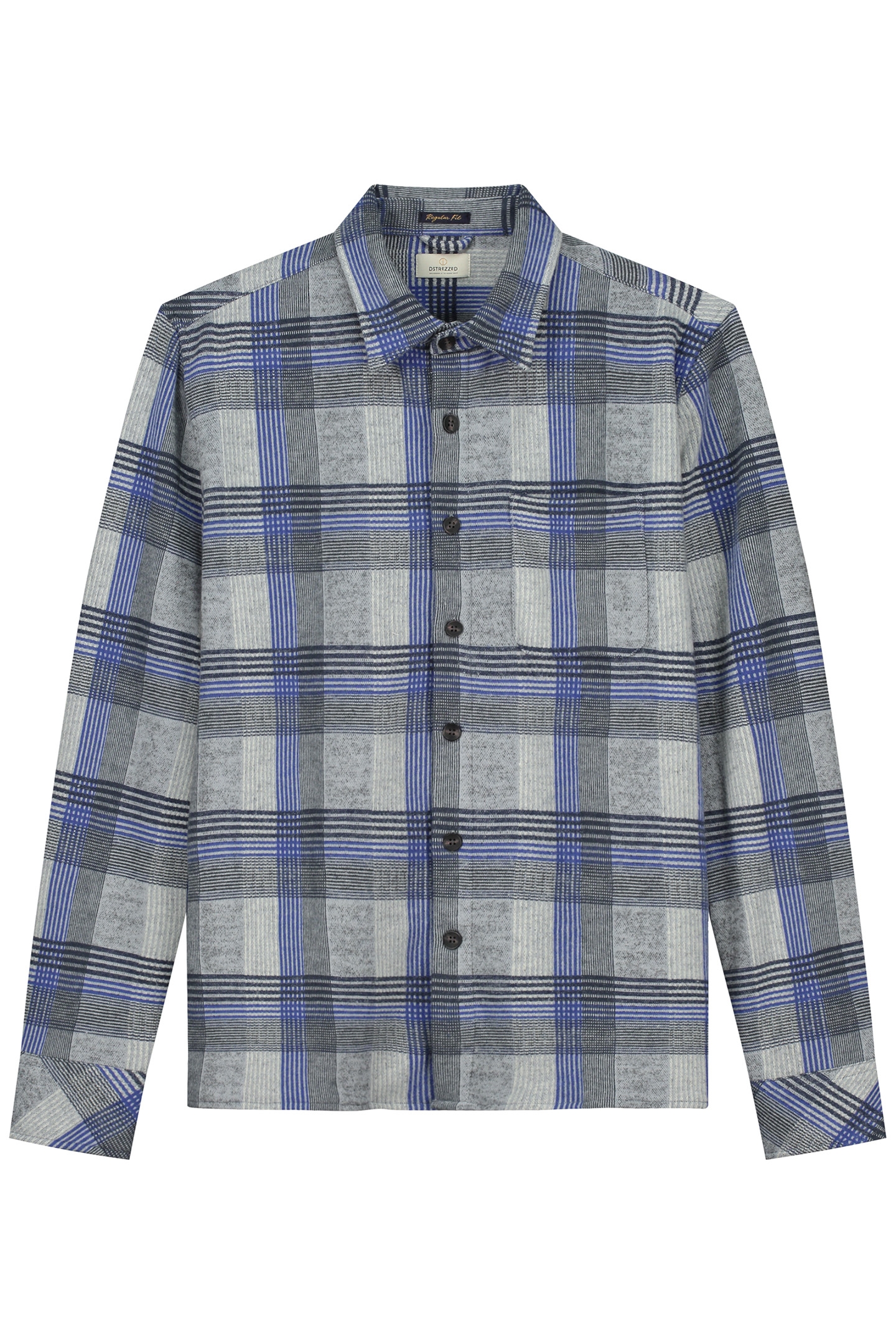 DS_GUS FLANNEL SHIRT NOUVEAU NAVY 4