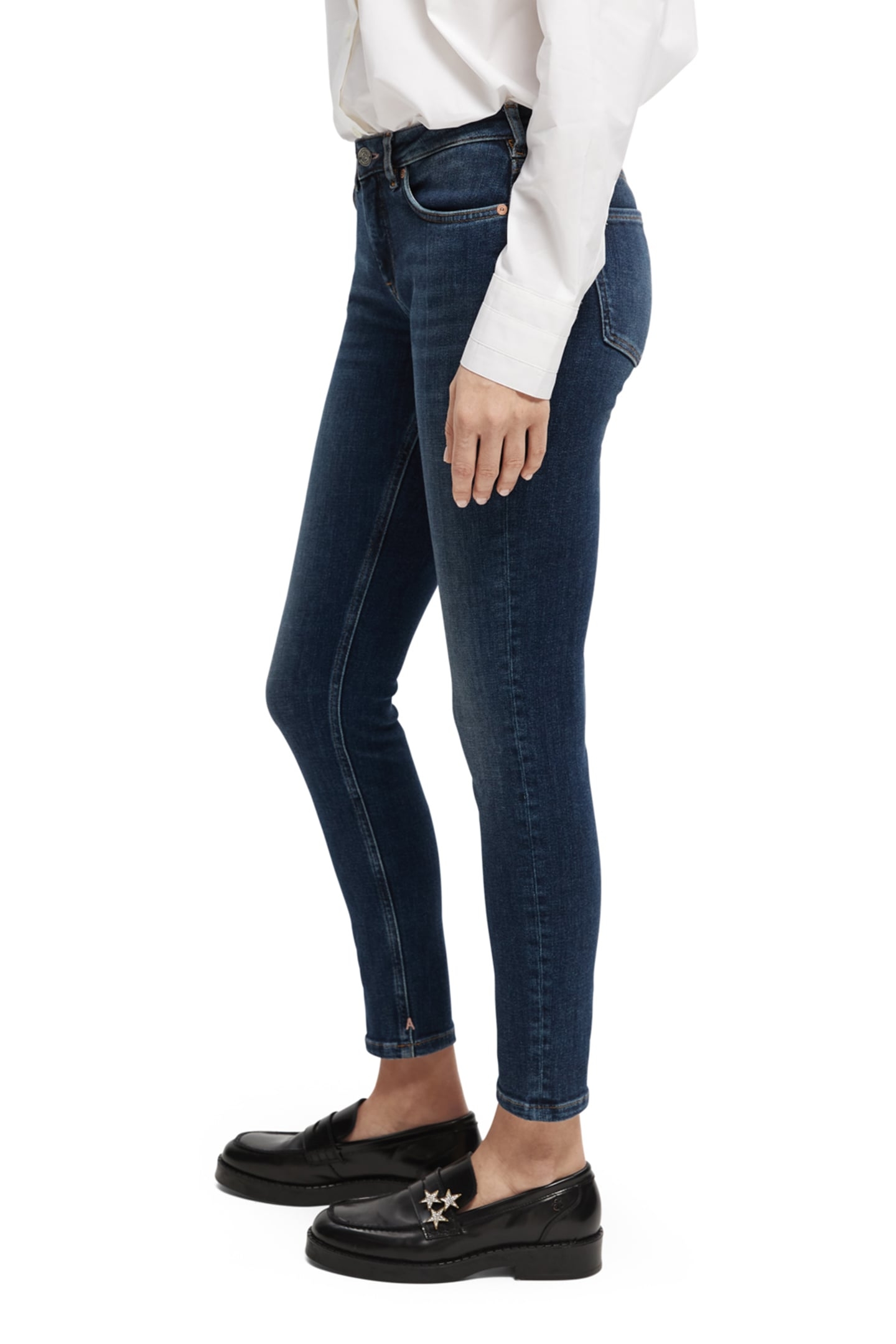 SEASONAL ESSENTIALS BOHEMIENNE SKINNY JEANS — RUBY BLUE 4