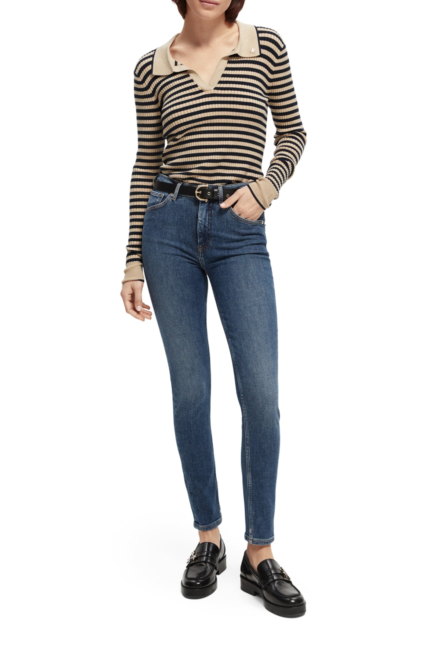 ESSENTIALS  HAUT SKINNY JEANS — FRESH DRAFT 3