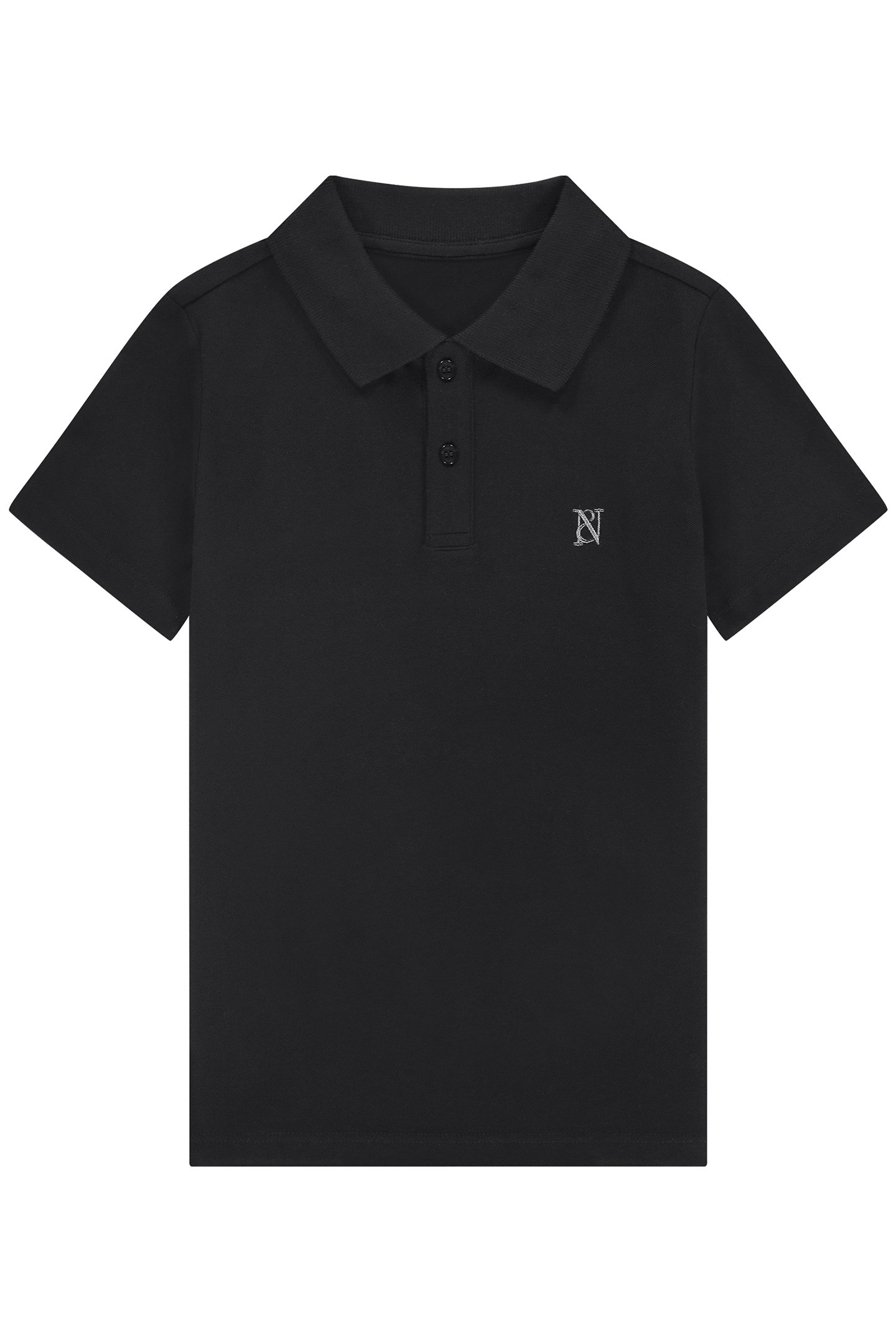 PIQUE POLO BLACK 1