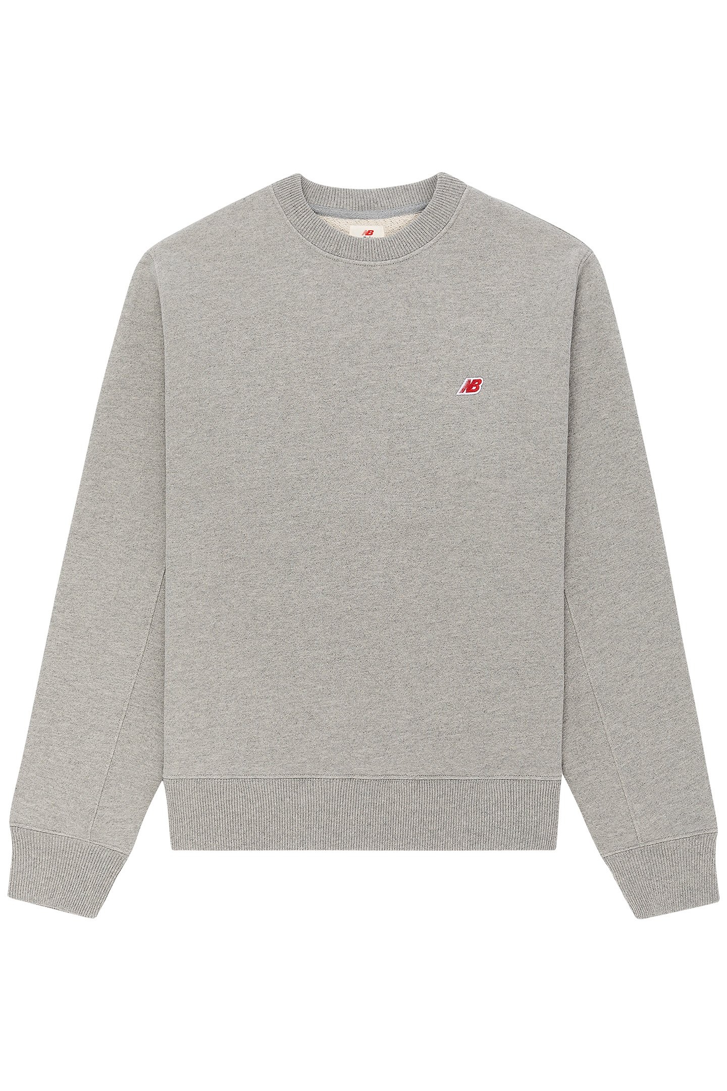 MADE IN USA CORE CREWNECK SWEA ATHLETIC GREY 1