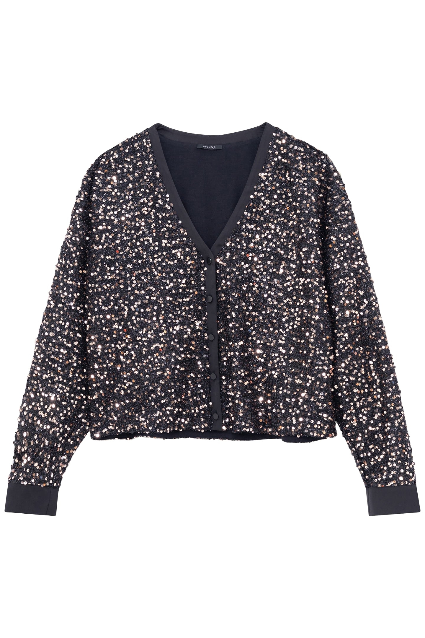 CLIVE - PLATINUM SHIRT EMBROIDERED WITH SEQUINS 1