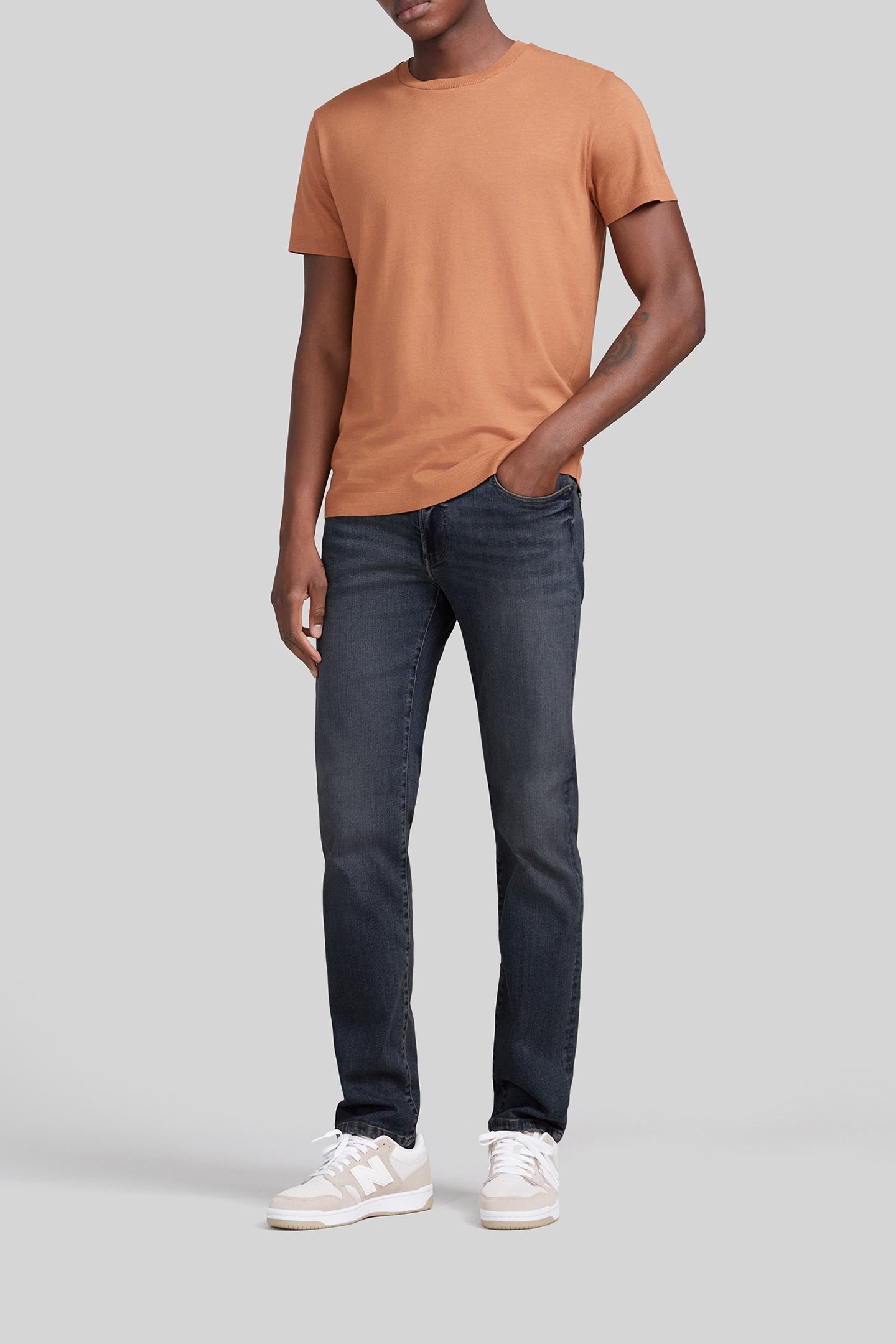 STEEL WATERLESS DIRTY FADED SLIM JEANS 3