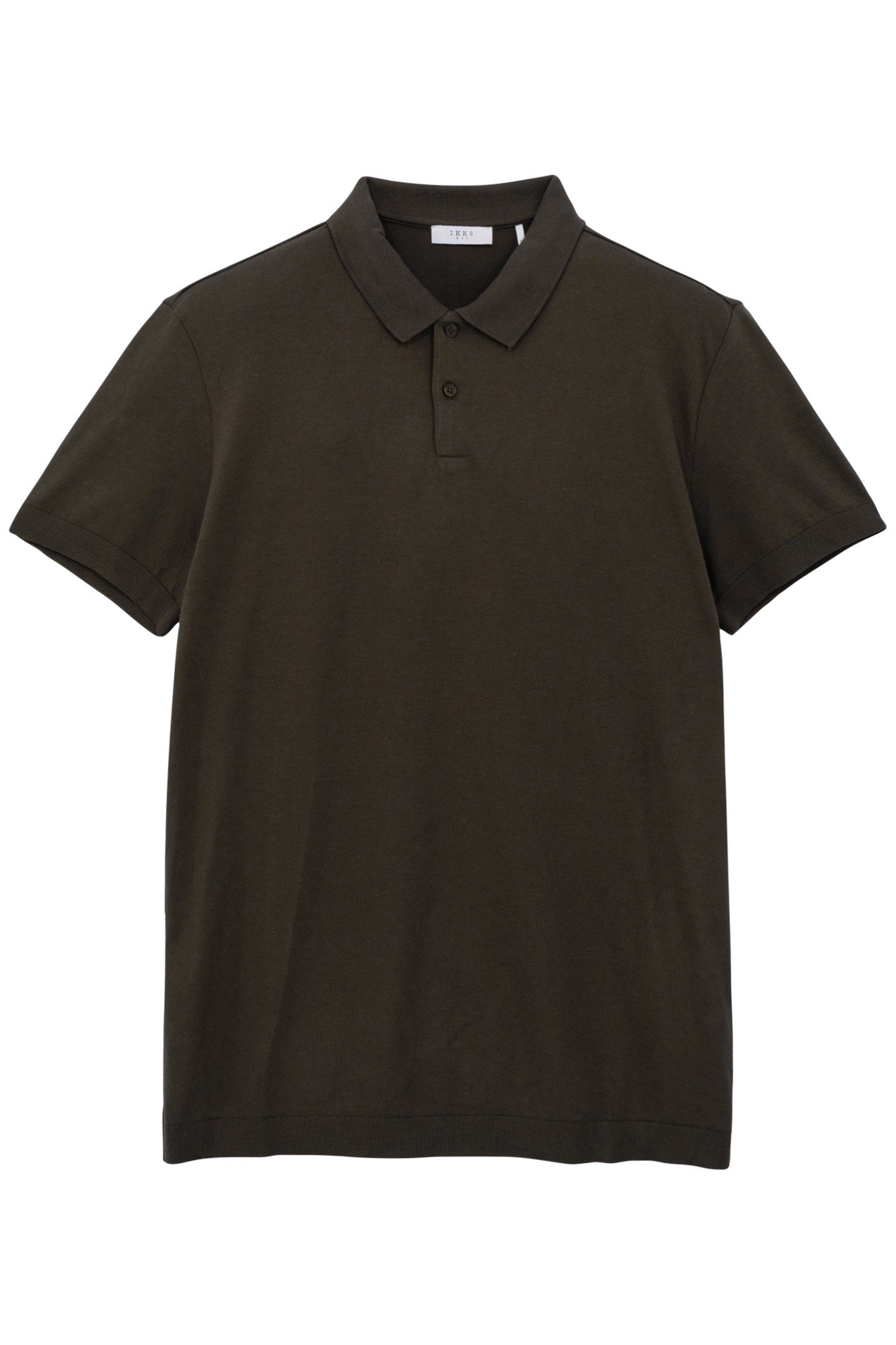 POLO DARK KHAKI COTTON MODAL HOMME 4