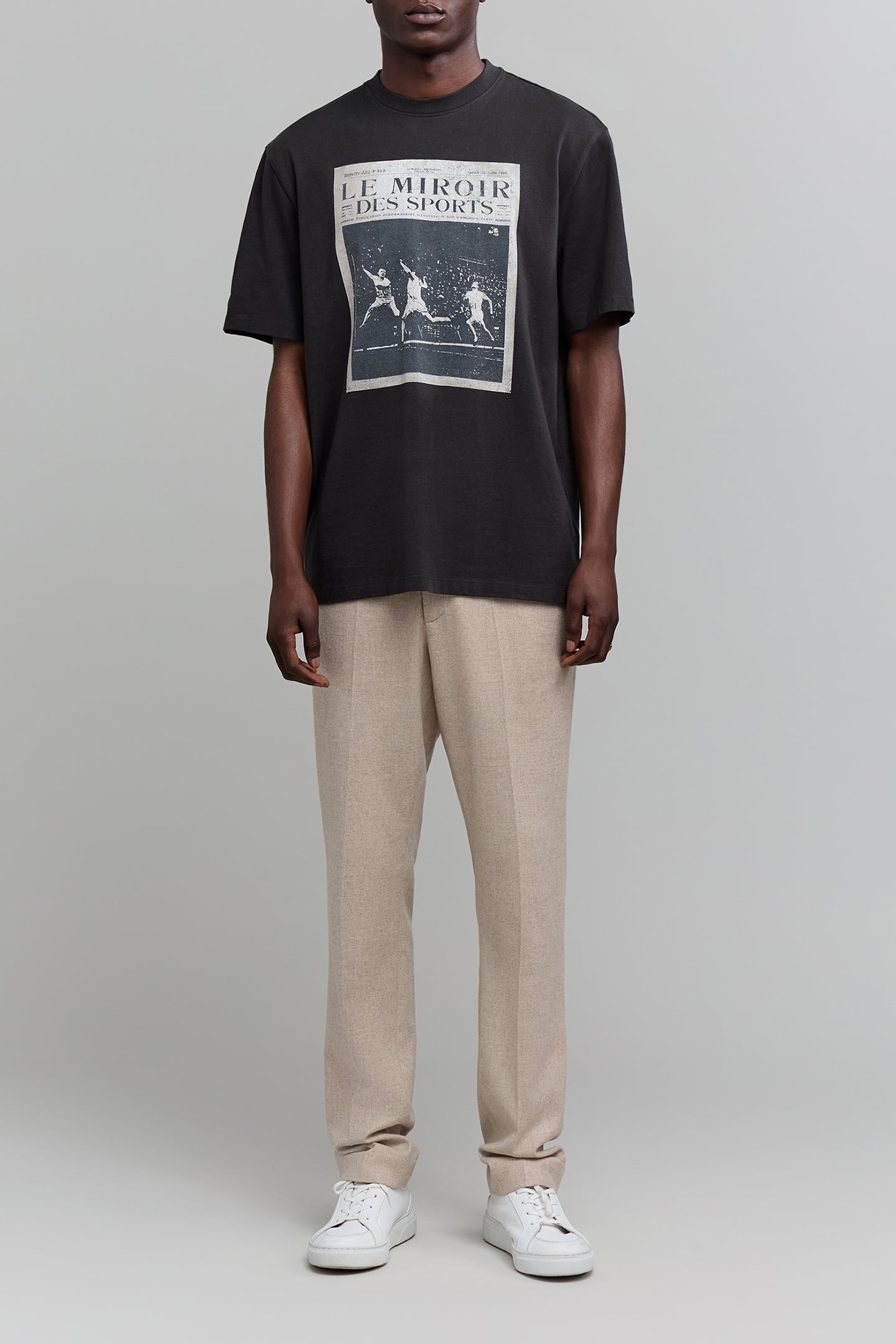 T-SHIRT ASPHALT ORGANIC COTTON VISUAL POSTER SPORT MEN 3