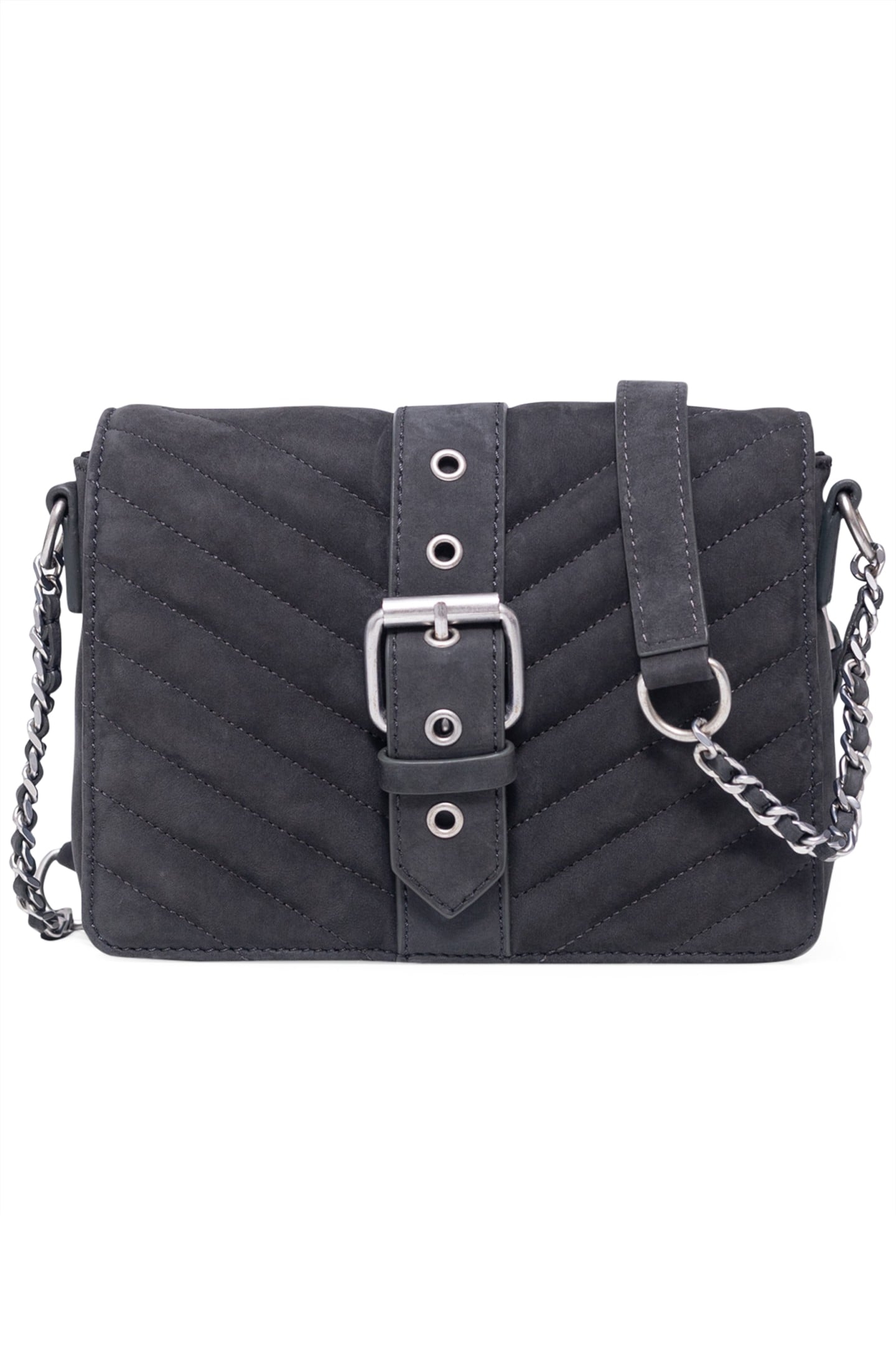 1440 STEWARD BAG GREY NUBUCK LEATHER 1