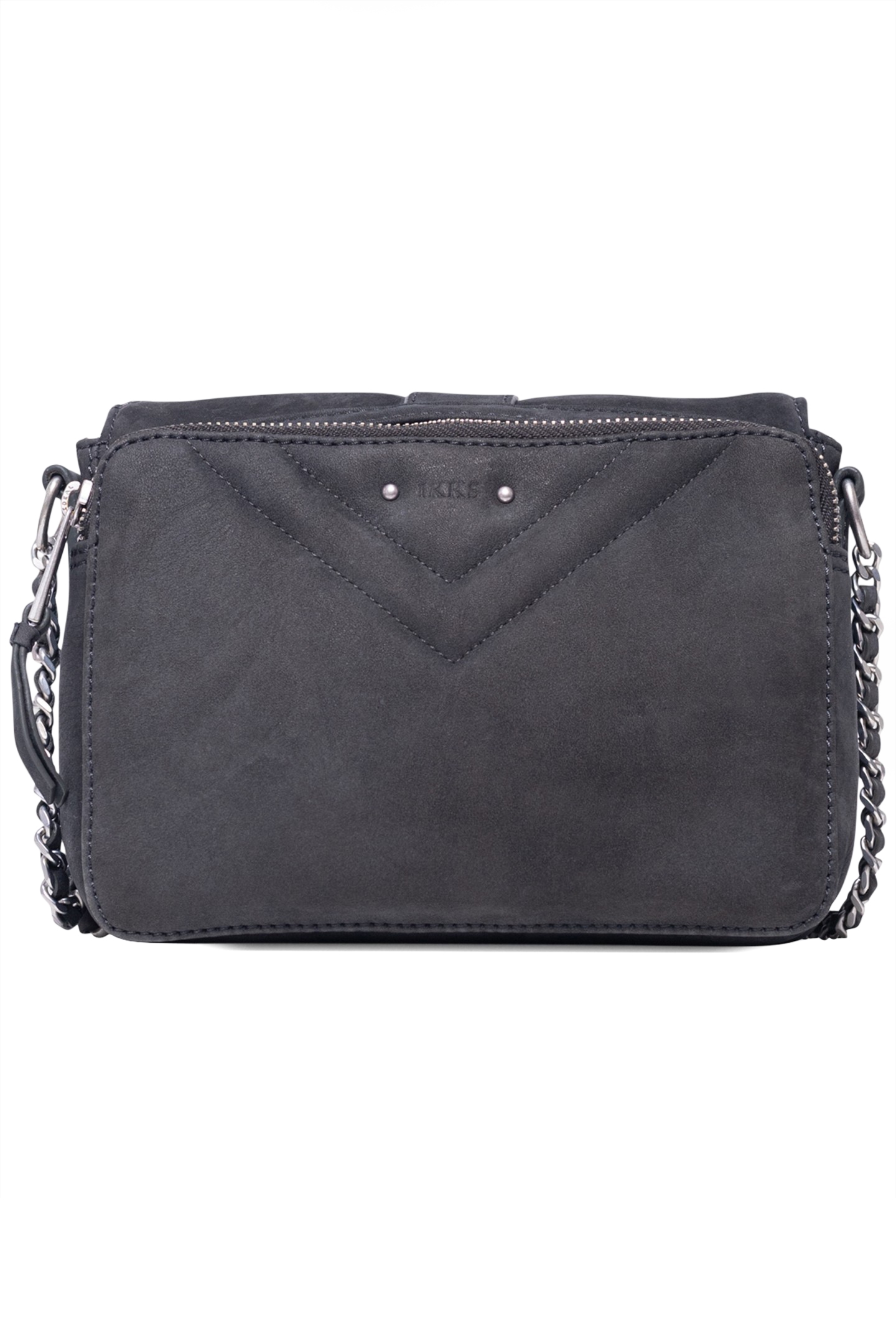 1440 STEWARD BAG GREY NUBUCK LEATHER 2